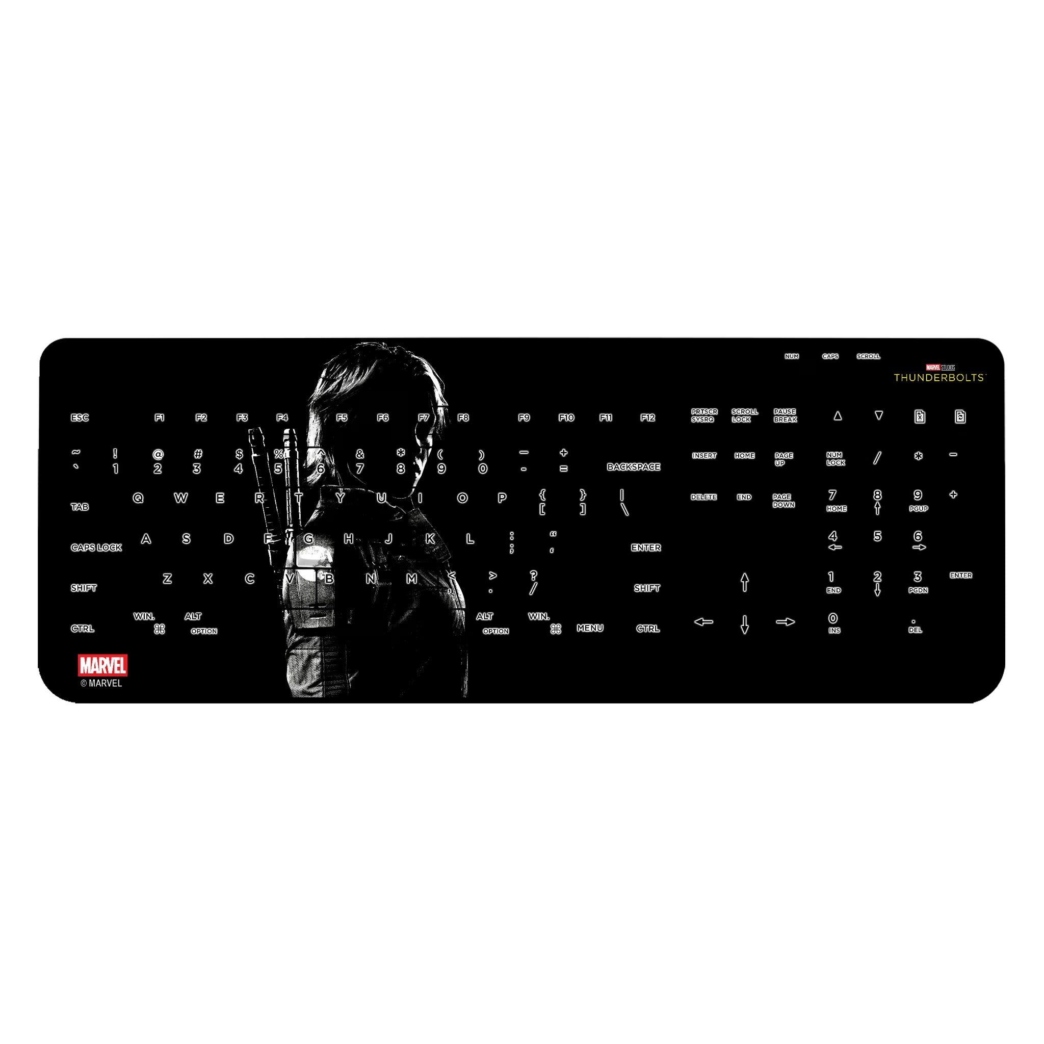 Marvel Thunderbolts Badge Wireless USB Keyboard