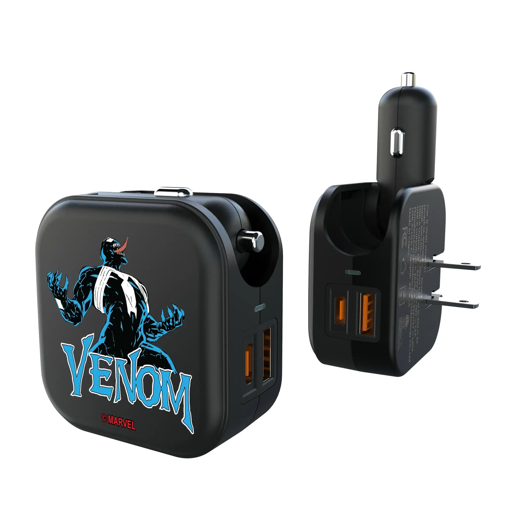 Marvel Venom Badge 2 in 1 USB A/C Charger