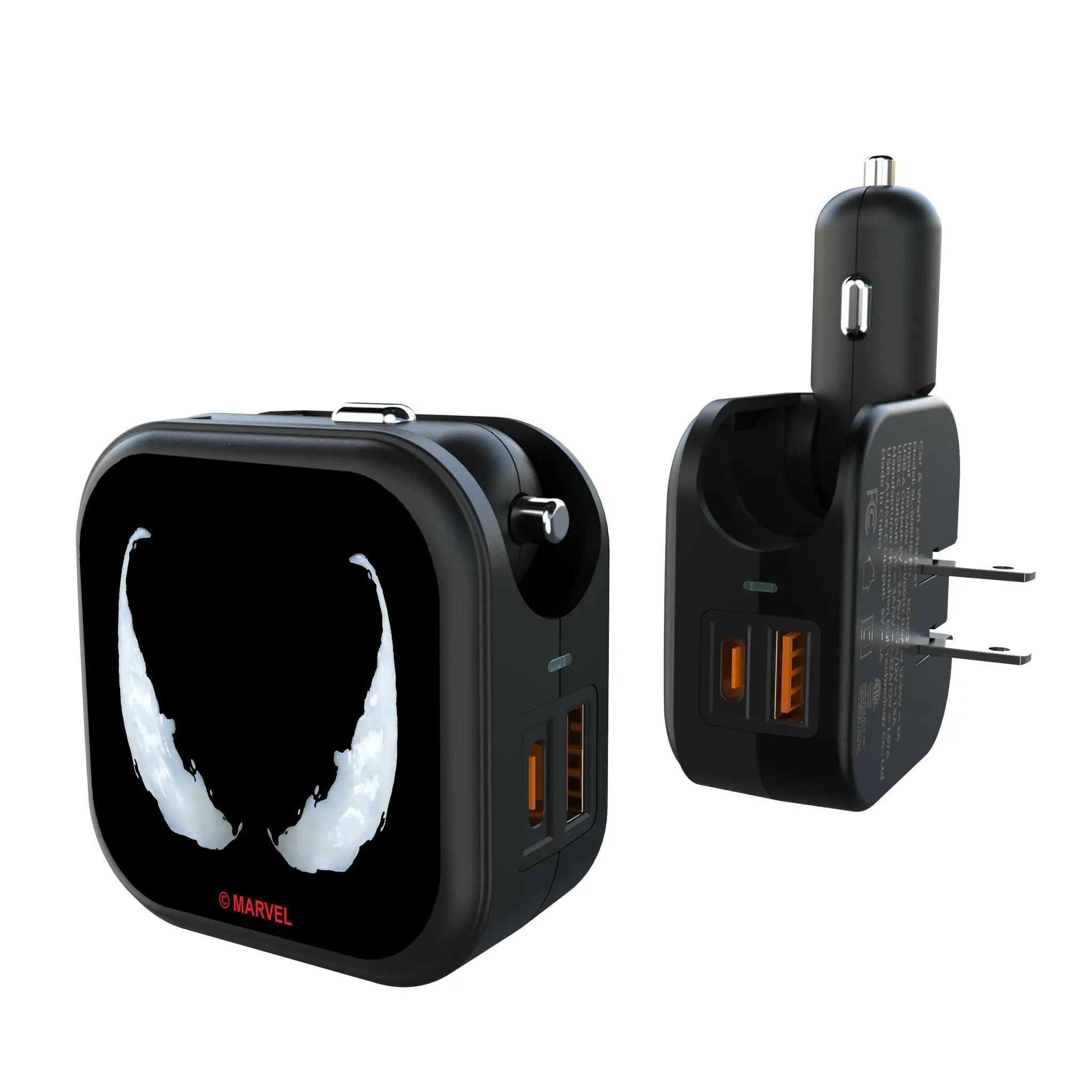 Marvel Venom Badge 2 in 1 USB A/C Charger