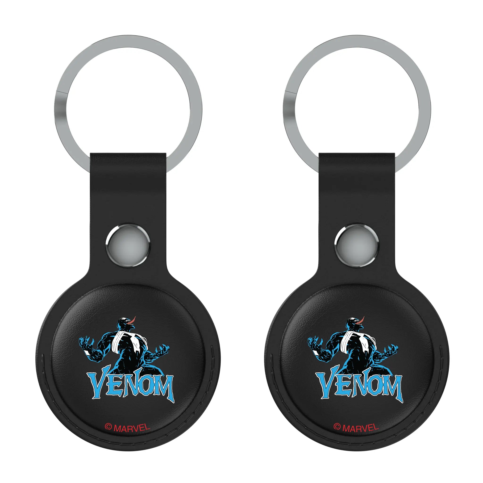 Marvel Venom Badge AirTag Black Airtag Holder 2-Pack