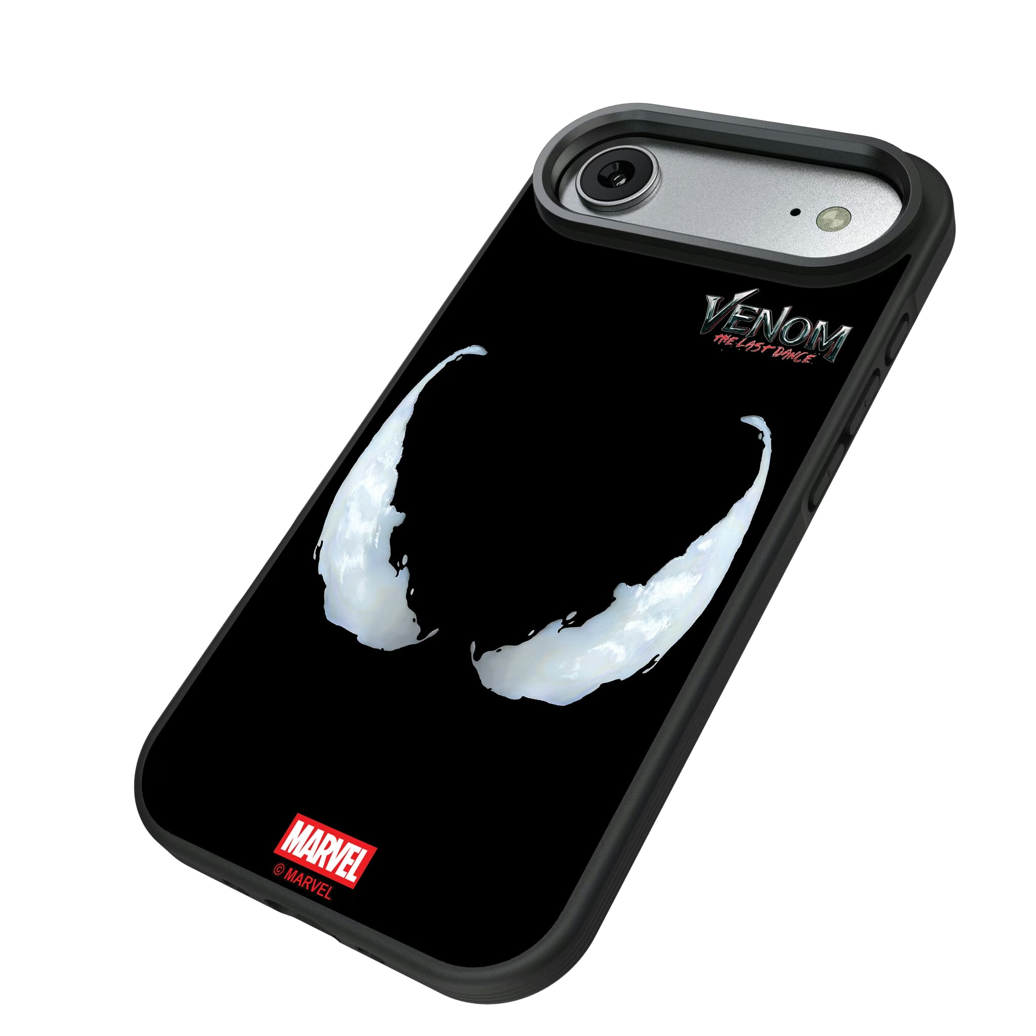 Marvel Venom Badge iPhone Bump Phone Case for Apple iPhone - Isometric View#Device_iPhone Air