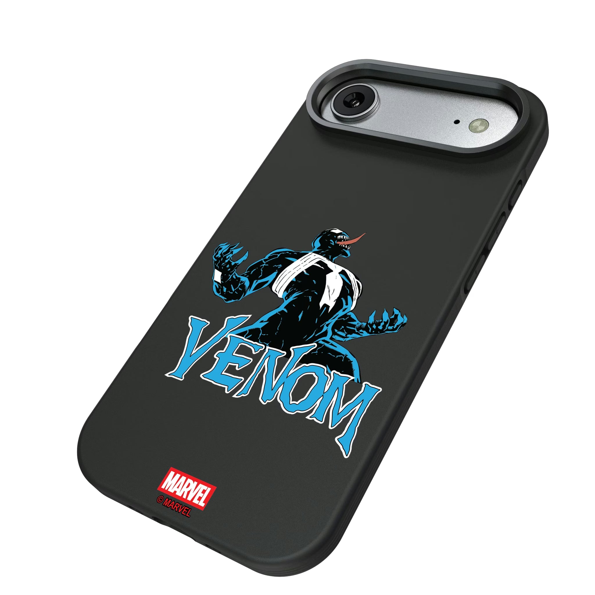 Marvel Venom Badge iPhone Bump Phone Case for Apple iPhone - Isometric View#Device_iPhone Air