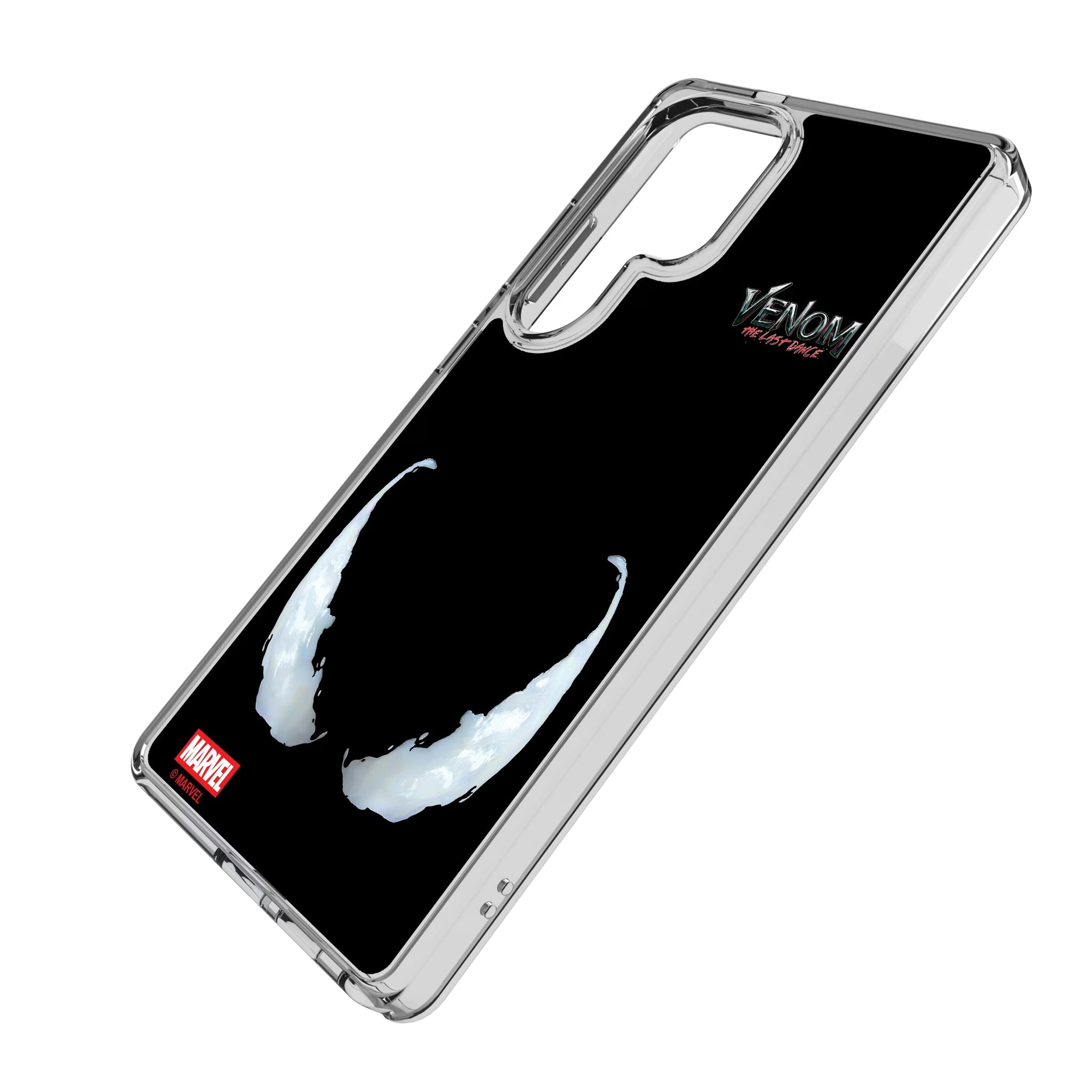 Marvel Venom Badge Galaxy Clear Phone Case for Samsung Galaxy - Isometric View