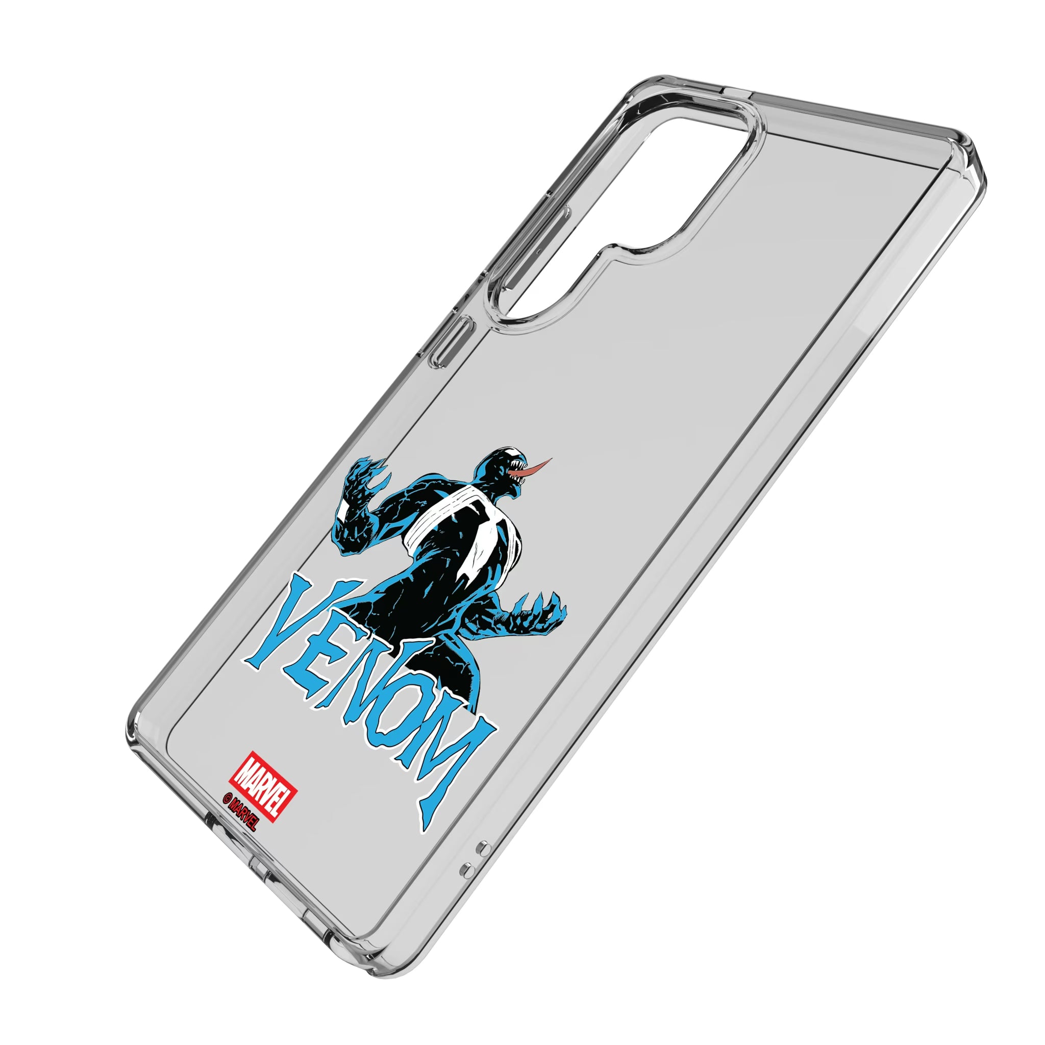 Marvel Venom Badge Galaxy Clear Phone Case for Samsung Galaxy - Isometric View
