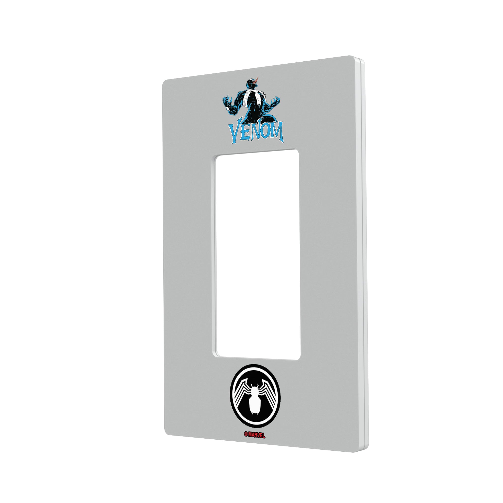 Marvel Venom Badge Hidden-Screw Light Switch Plate#Style_Single Rocker