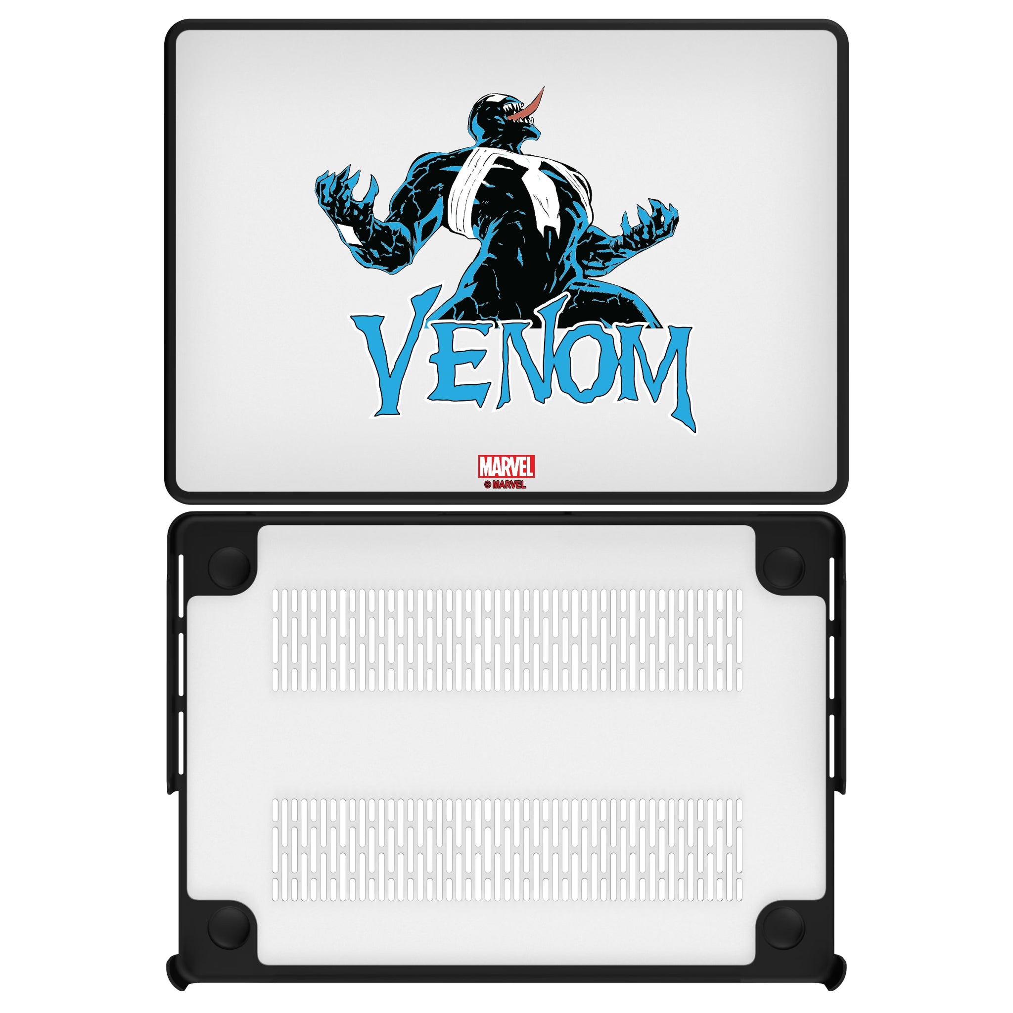 Marvel Venom Badge MacBook Laptop Case for Apple MacBook#Device_MacBook Pro (14-inch, 2021) / MacBook Pro (14-inch, 2023) / MacBook Pro (14-inch, 2024)