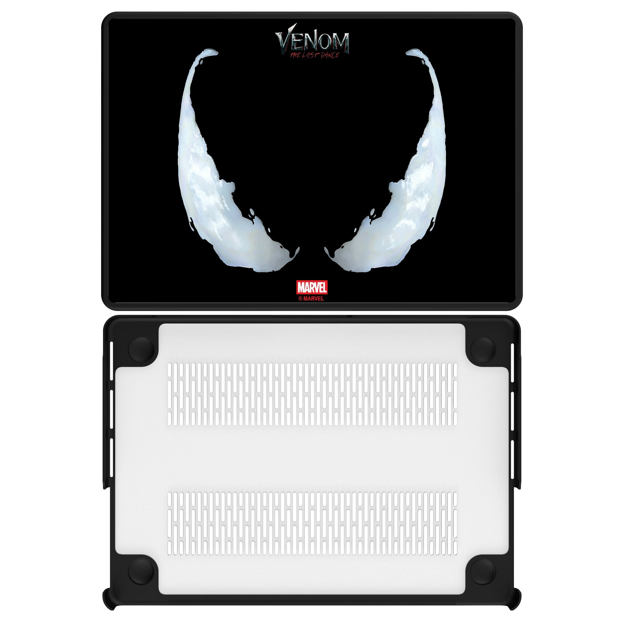 Marvel Venom Badge MacBook Laptop Case for Apple MacBook#Device_MacBook Pro (14-inch, 2021) / MacBook Pro (14-inch, 2023) / MacBook Pro (14-inch, 2024)