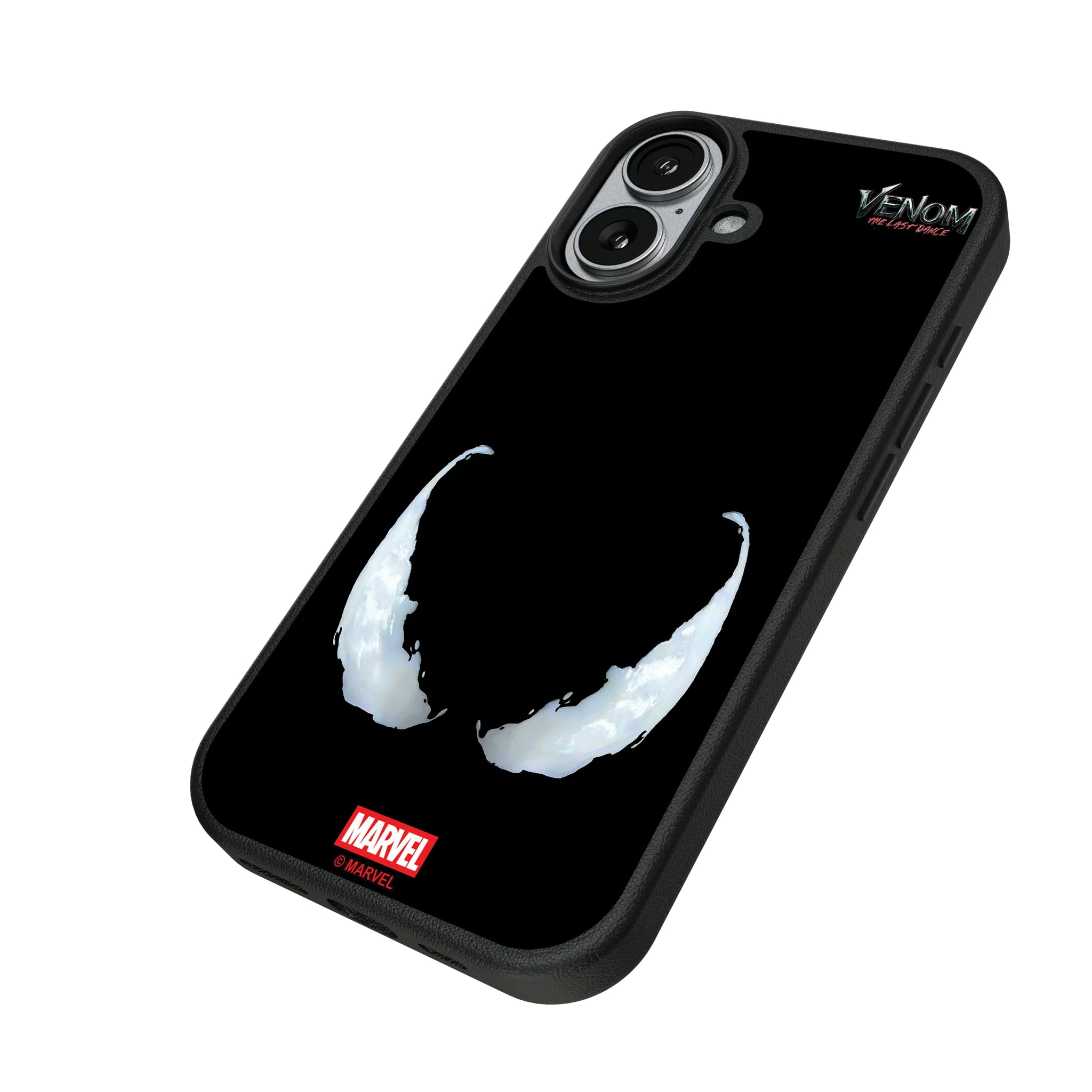 Marvel Venom Badge iPhone MagSafe Compatible Phone Case for Apple iPhone - Isometric View#Device_iPhone 17