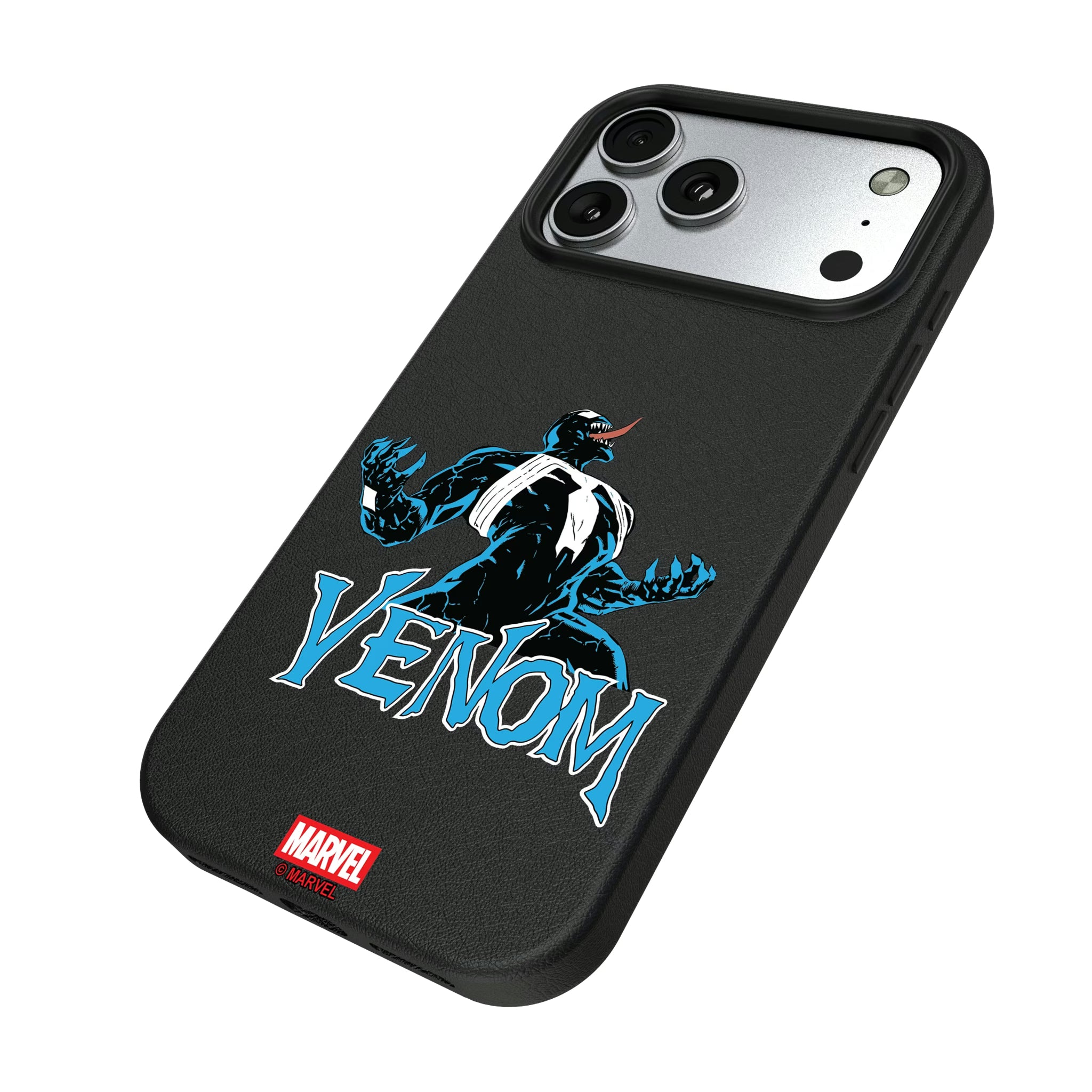 Marvel Venom Badge iPhone MagSafe Compatible Phone Case for Apple iPhone - Isometric View#Device_iPhone 17 Pro Max