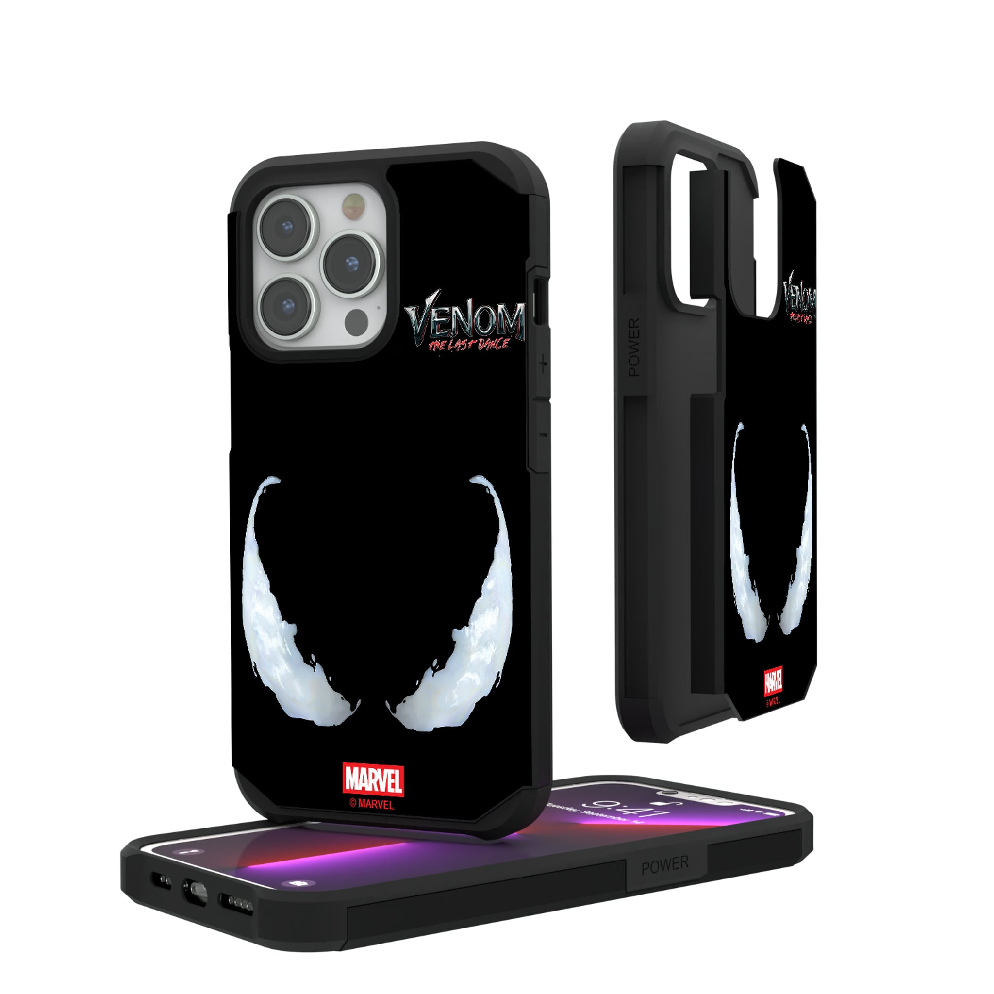Marvel Venom Badge iPhone Rugged Phone Case for Apple iPhone#Device_iPhone 13 Pro