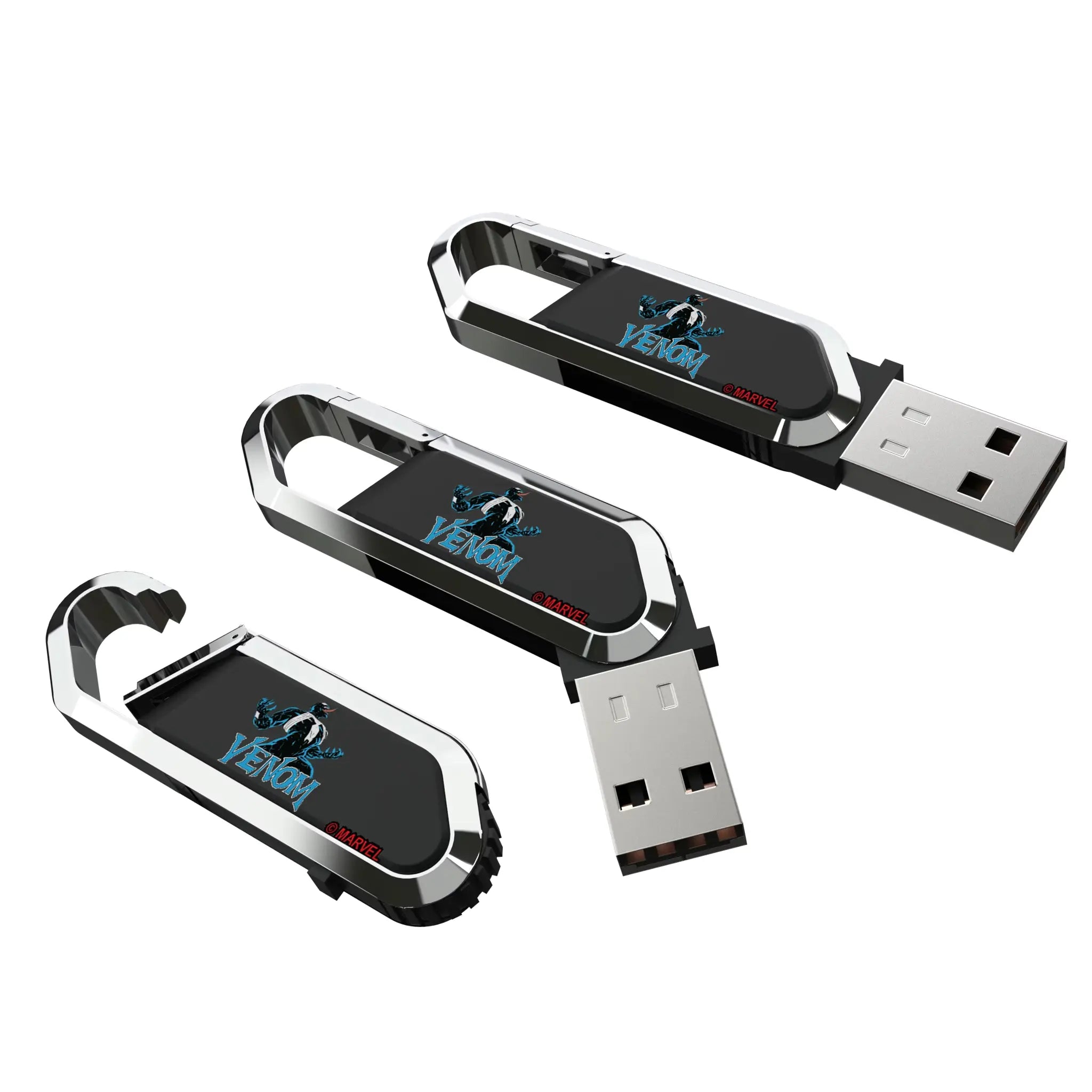 Marvel Venom Badge USB 64GB Clip Style Flash Drive