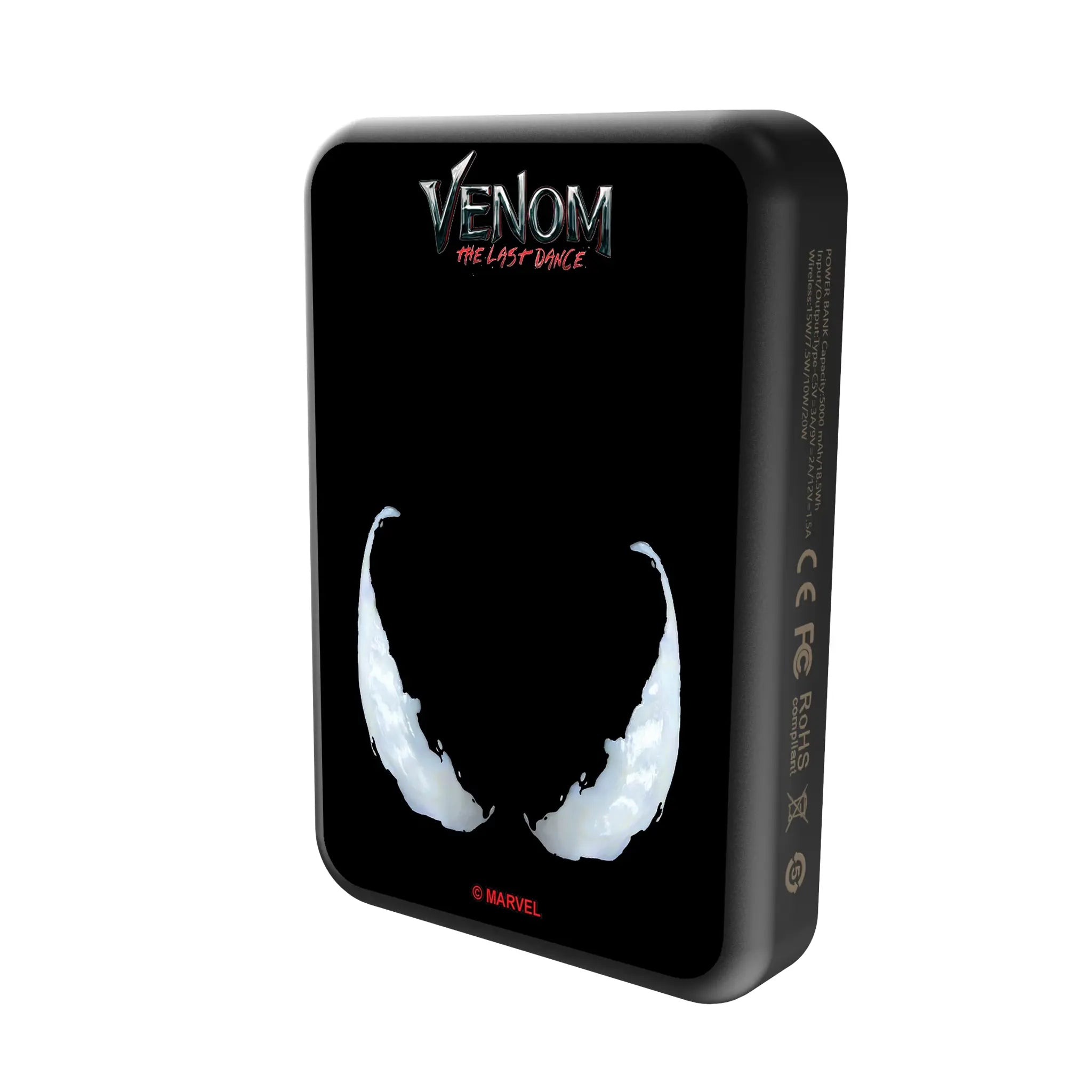 Marvel Venom Badge Wireless Mag Power Bank