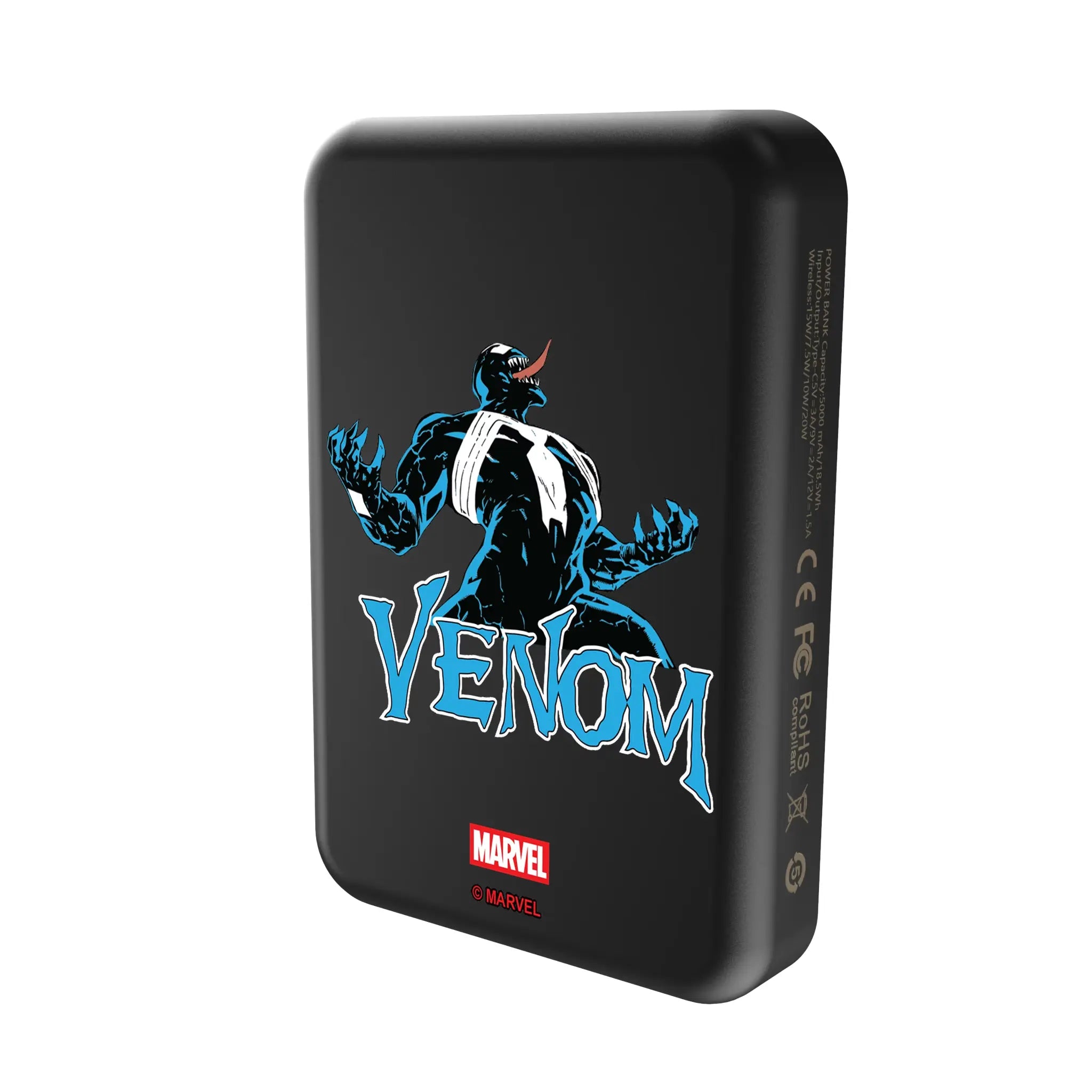 Marvel Venom Badge Wireless Mag Power Bank