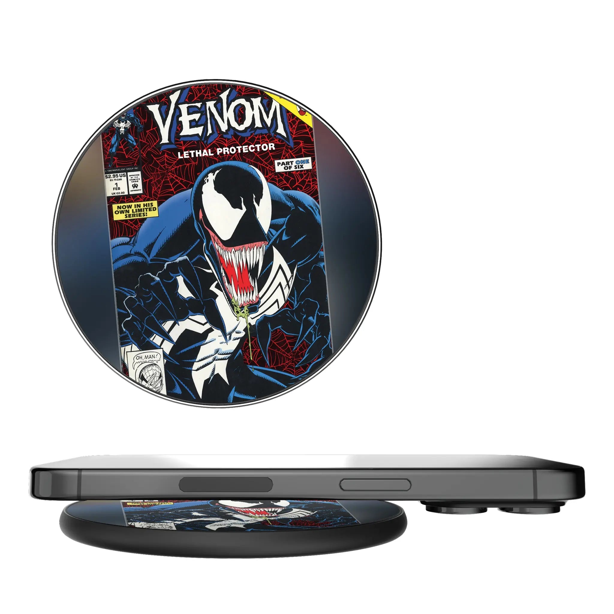 Marvel Venom Classic Cover 15-Watt Wireless Charger