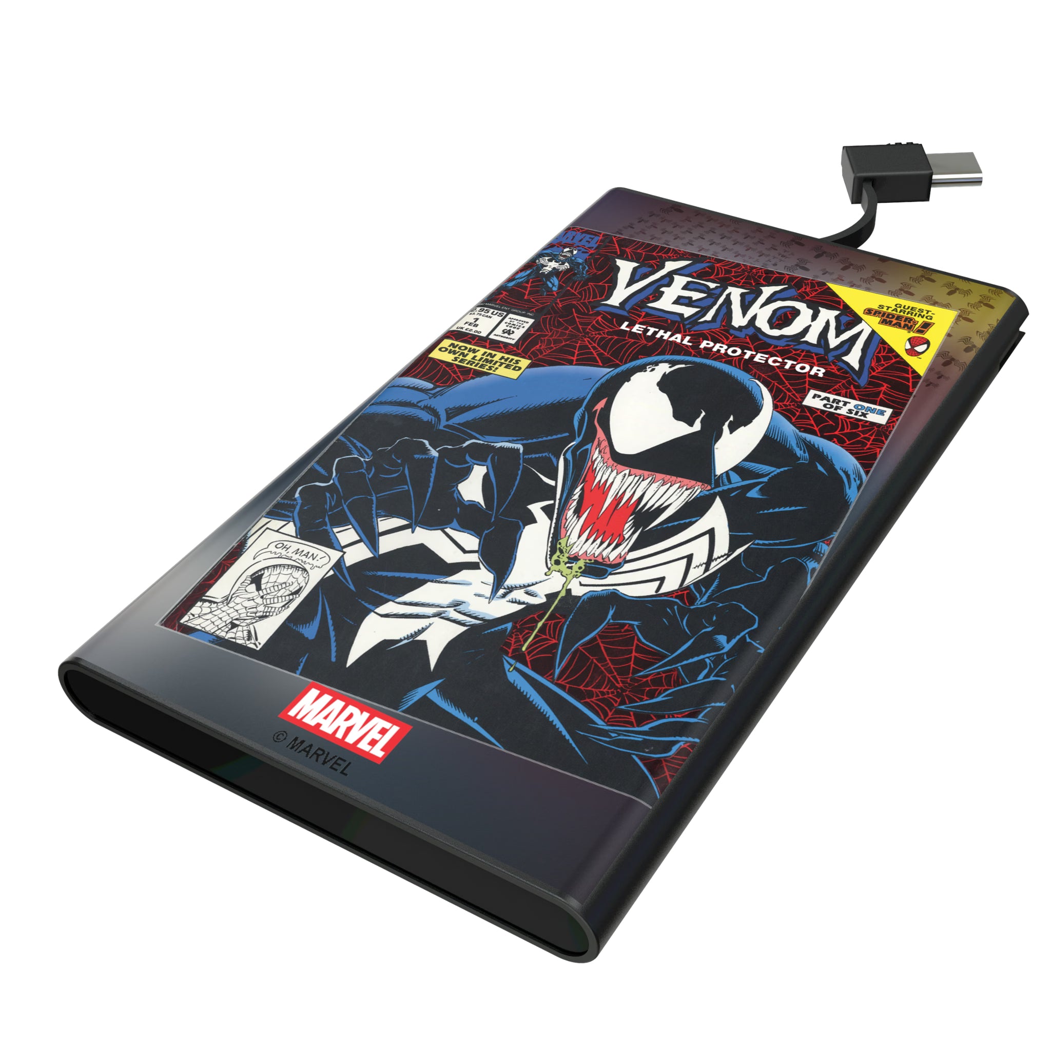 Marvel Venom Classic Cover 5000mAh Flat Powerbank