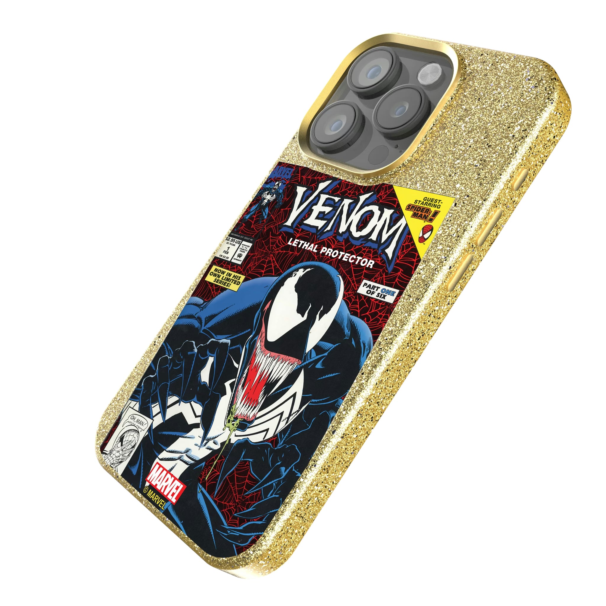 Marvel Venom Classic Cover iPhone Bling Phone Case for Apple iPhone - Isometric View