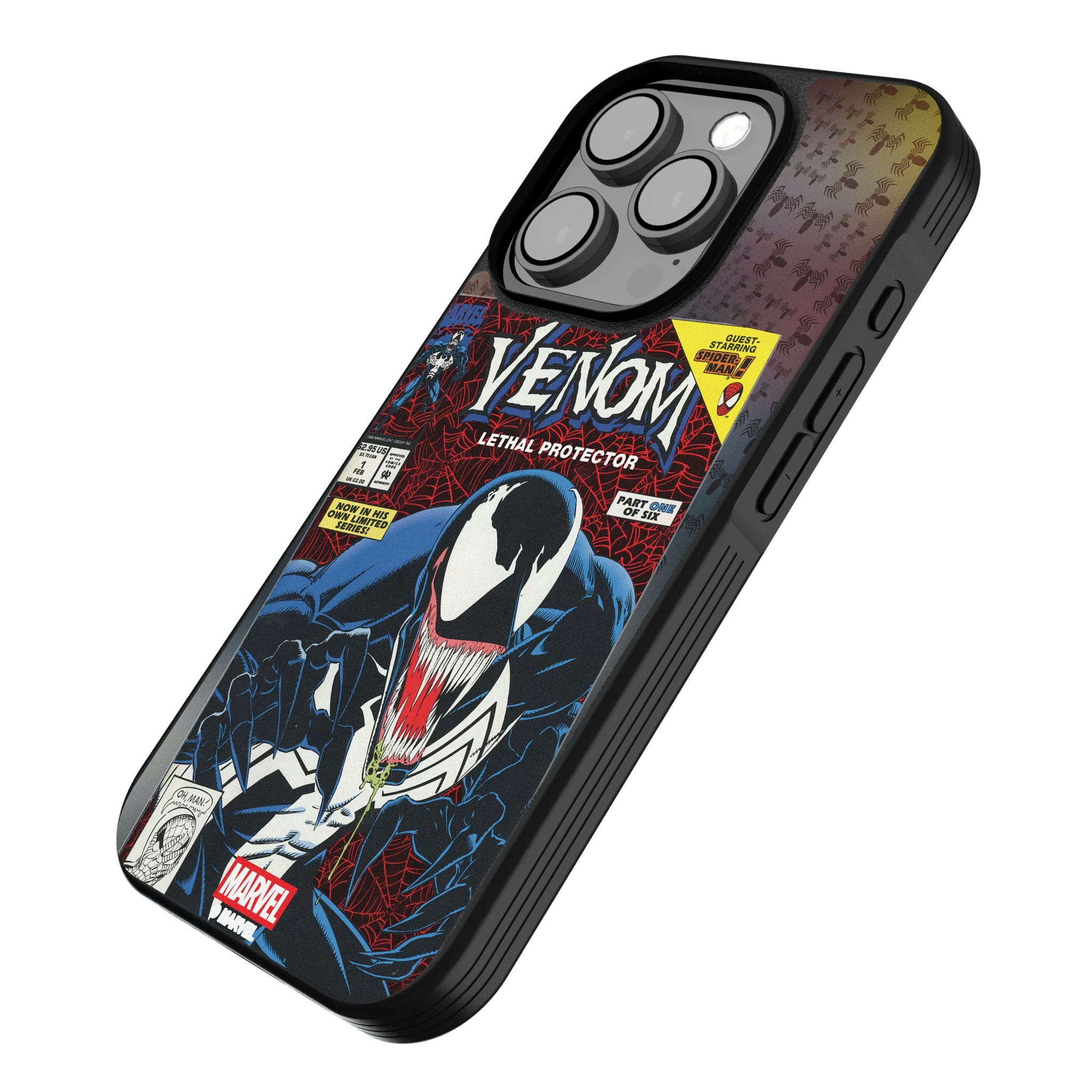 Marvel Venom Classic Cover iPhone Bump Phone Case for Apple iPhone - Isometric View