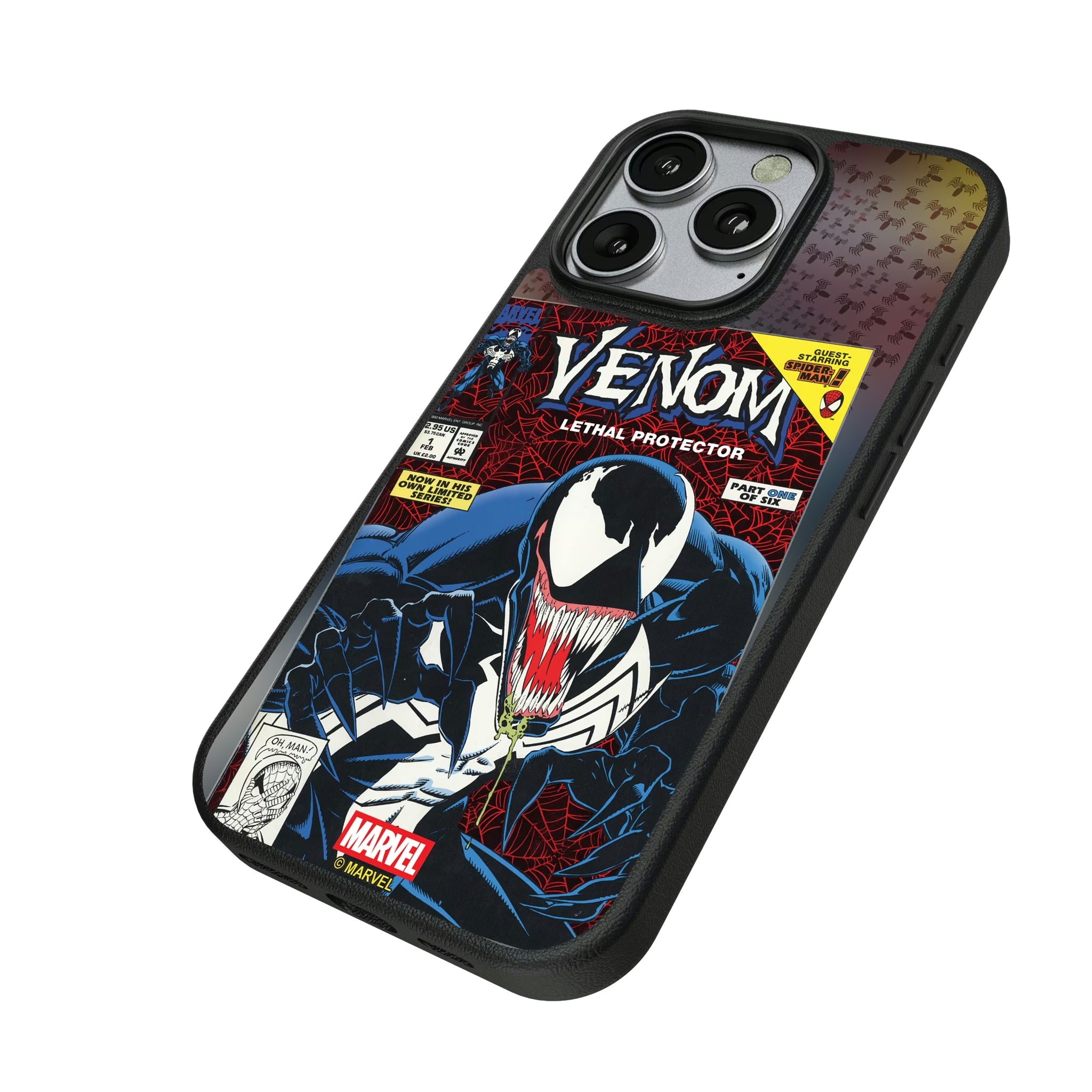 Marvel Venom Classic Cover iPhone MagSafe Compatible Phone Case for Apple iPhone - Isometric View