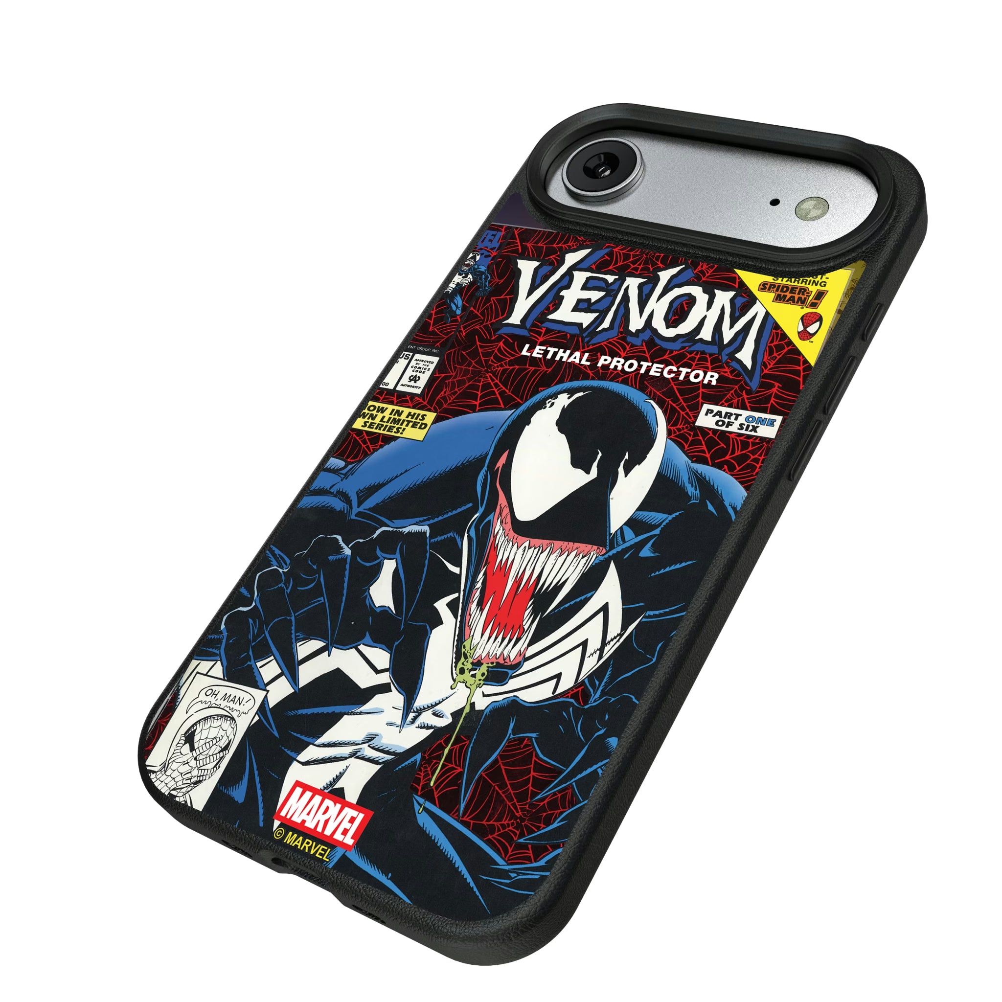 Marvel Venom Classic Cover iPhone MagSafe Compatible Phone Case for Apple iPhone - Isometric View#Device_iPhone Air