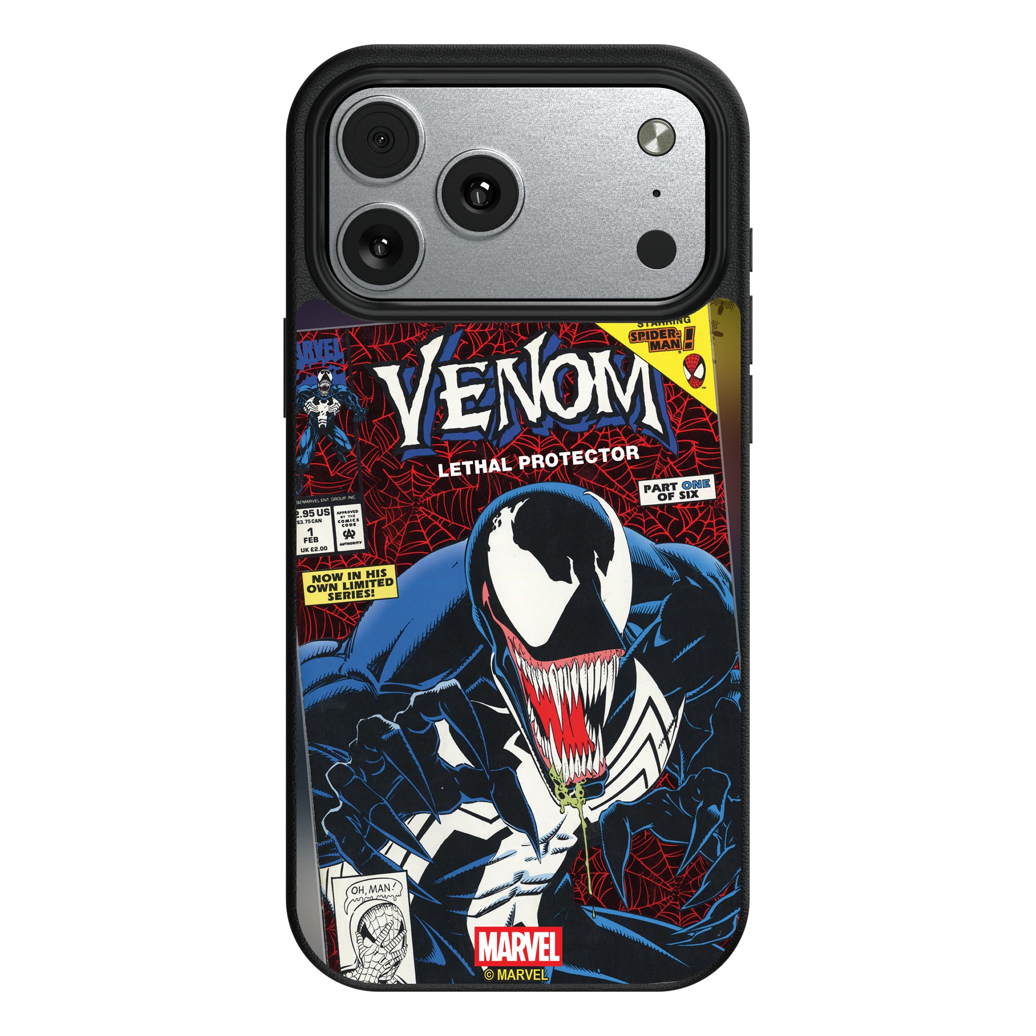 Marvel Venom Classic Cover iPhone MagSafe Compatible Phone Case for Apple iPhone#Device_iPhone 17 Pro Max