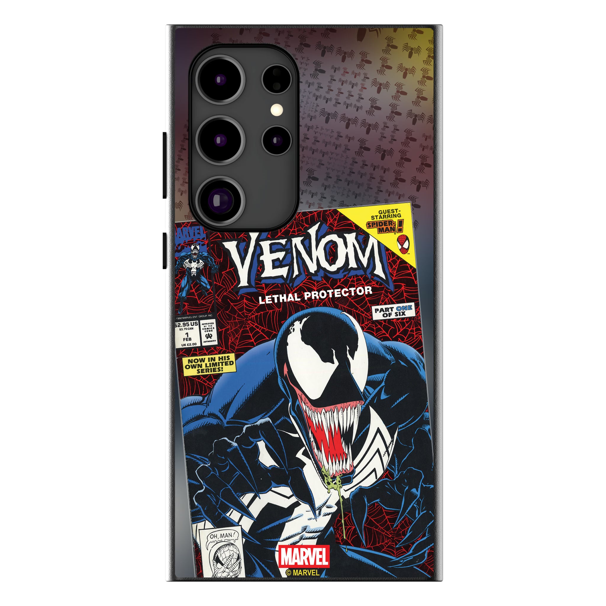 Marvel Venom Classic Cover Galaxy MagSafe Compatible Phone Case for Samsung Galaxy