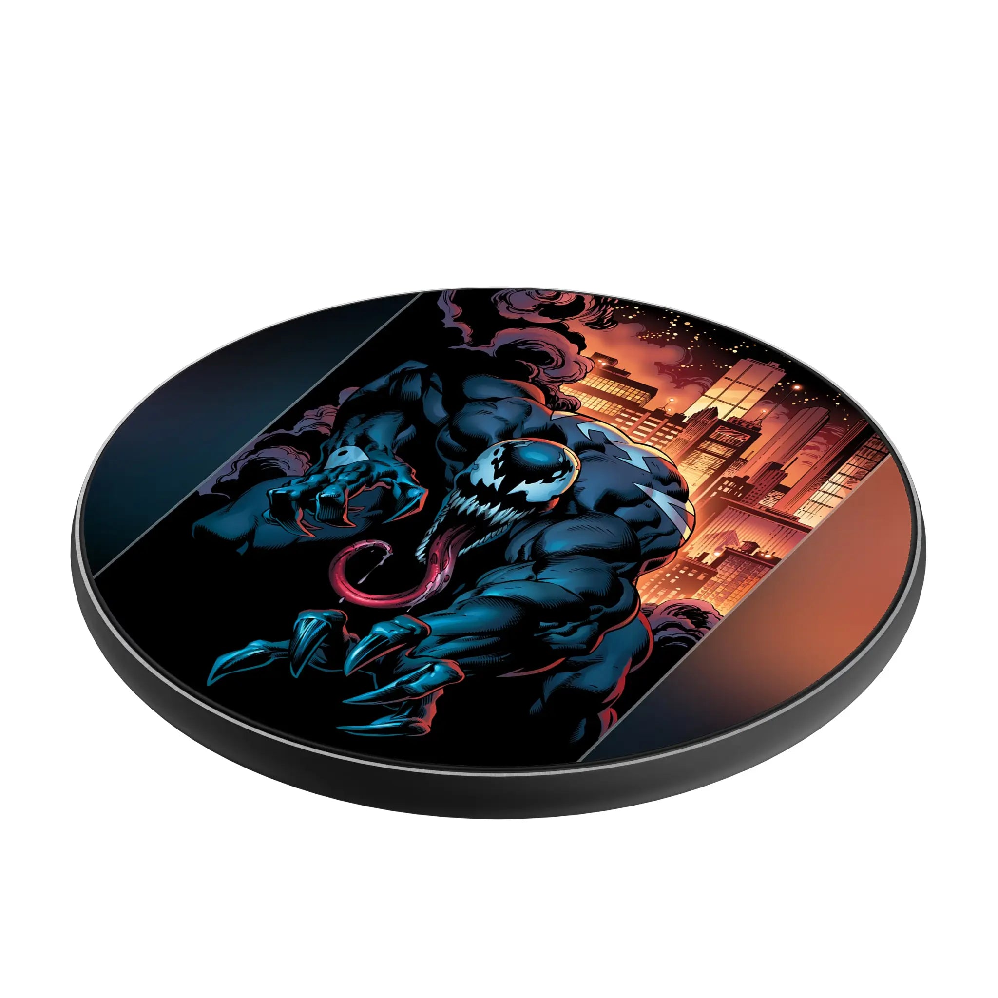 Marvel Venom Cover Art 15-Watt Wireless Charger - Isometric View