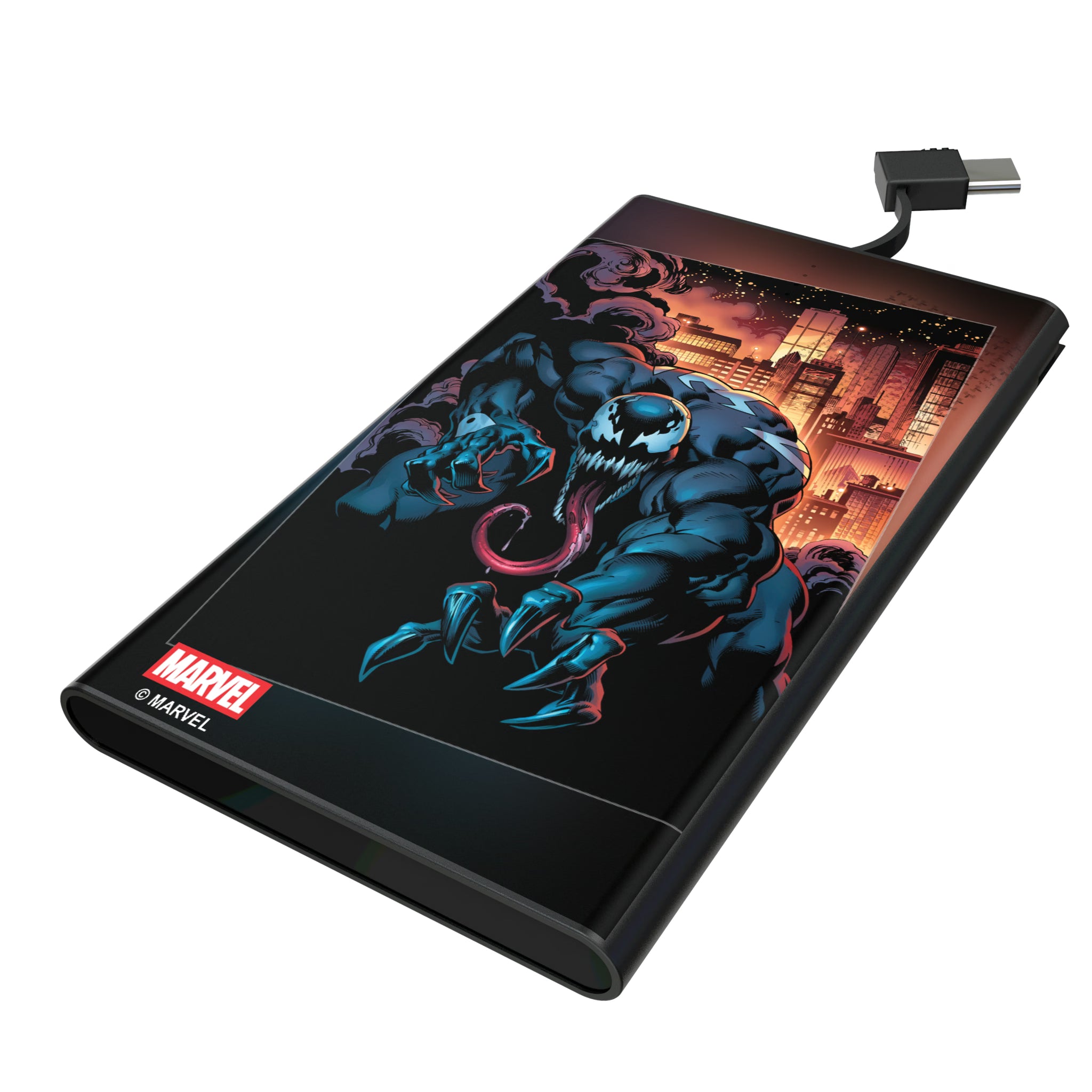 Marvel Venom Cover Art 5000mAh Flat Powerbank