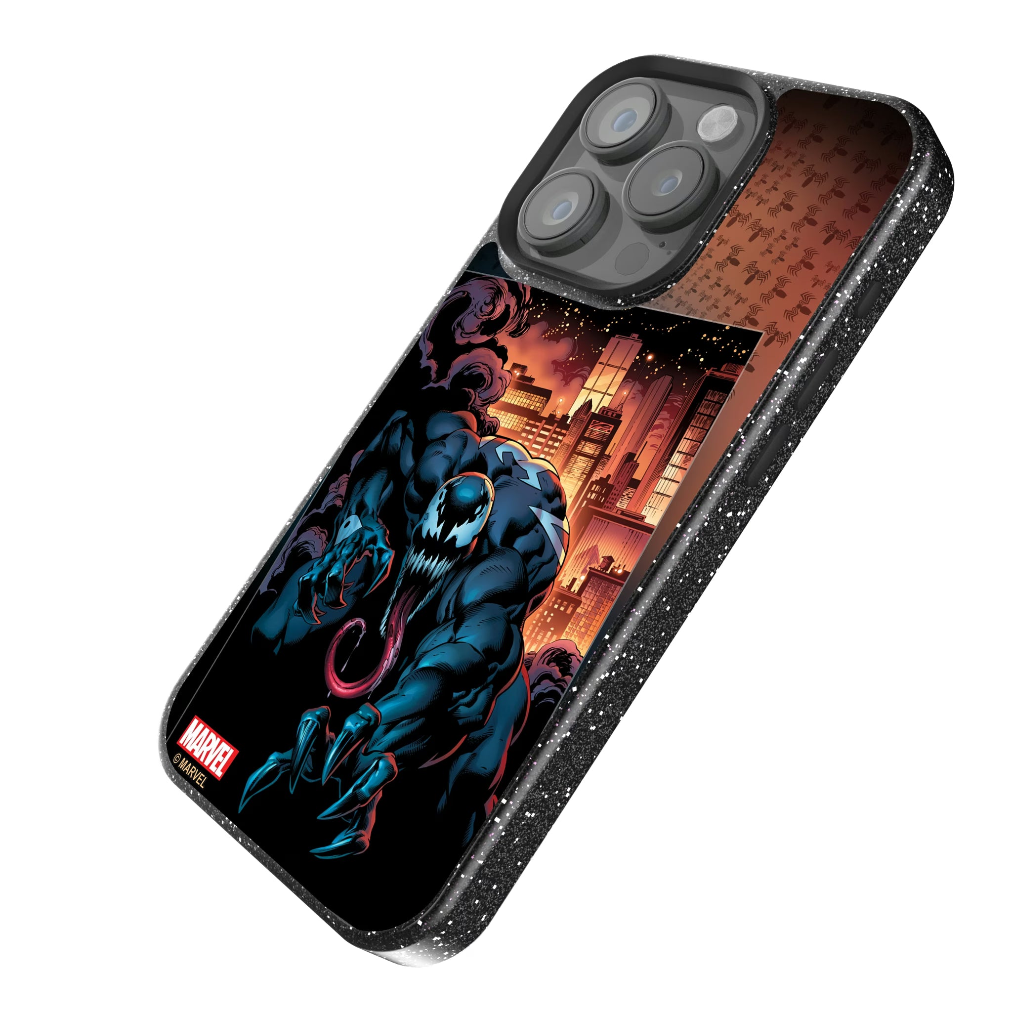 Marvel Venom Cover Art iPhone Bling Phone Case for Apple iPhone - Isometric View