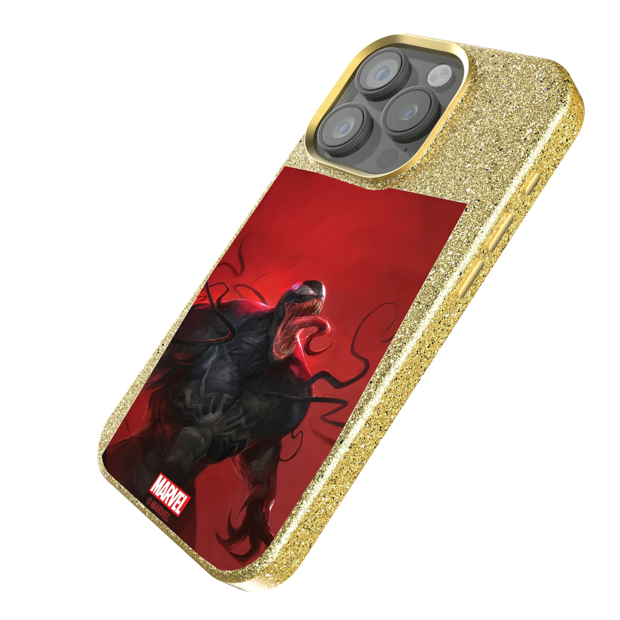 Marvel Venom Cover Art iPhone Bling Phone Case for Apple iPhone - Isometric View