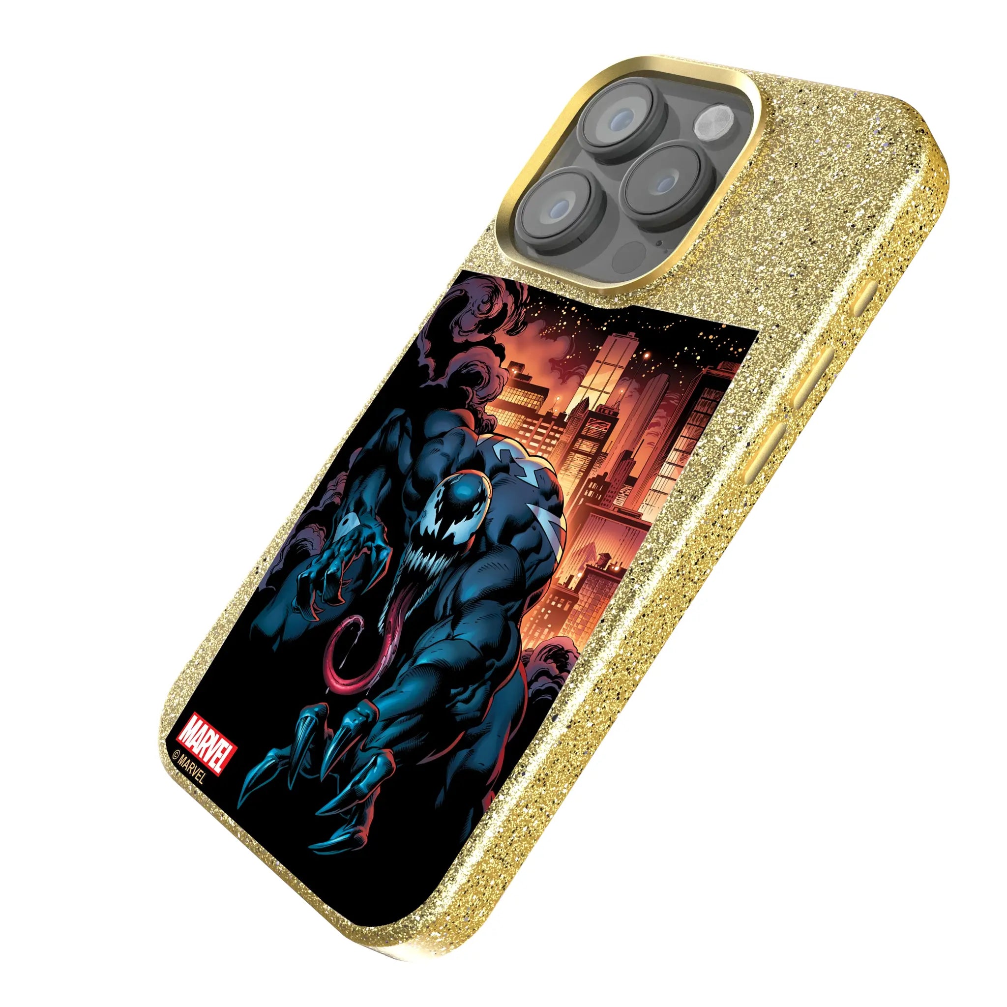 Marvel Venom Cover Art iPhone Bling Phone Case for Apple iPhone - Isometric View