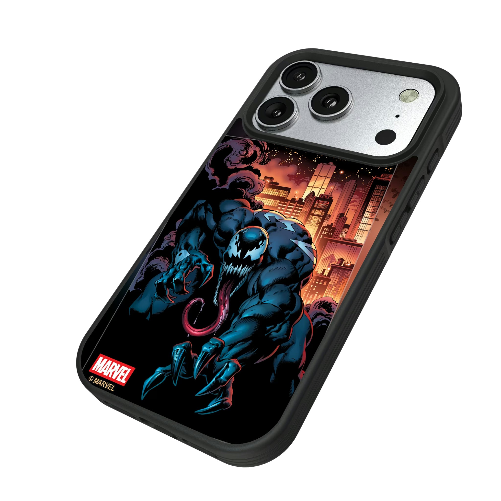 Marvel Venom Cover Art iPhone Bump Phone Case for Apple iPhone - Isometric View#Device_iPhone 17 Pro