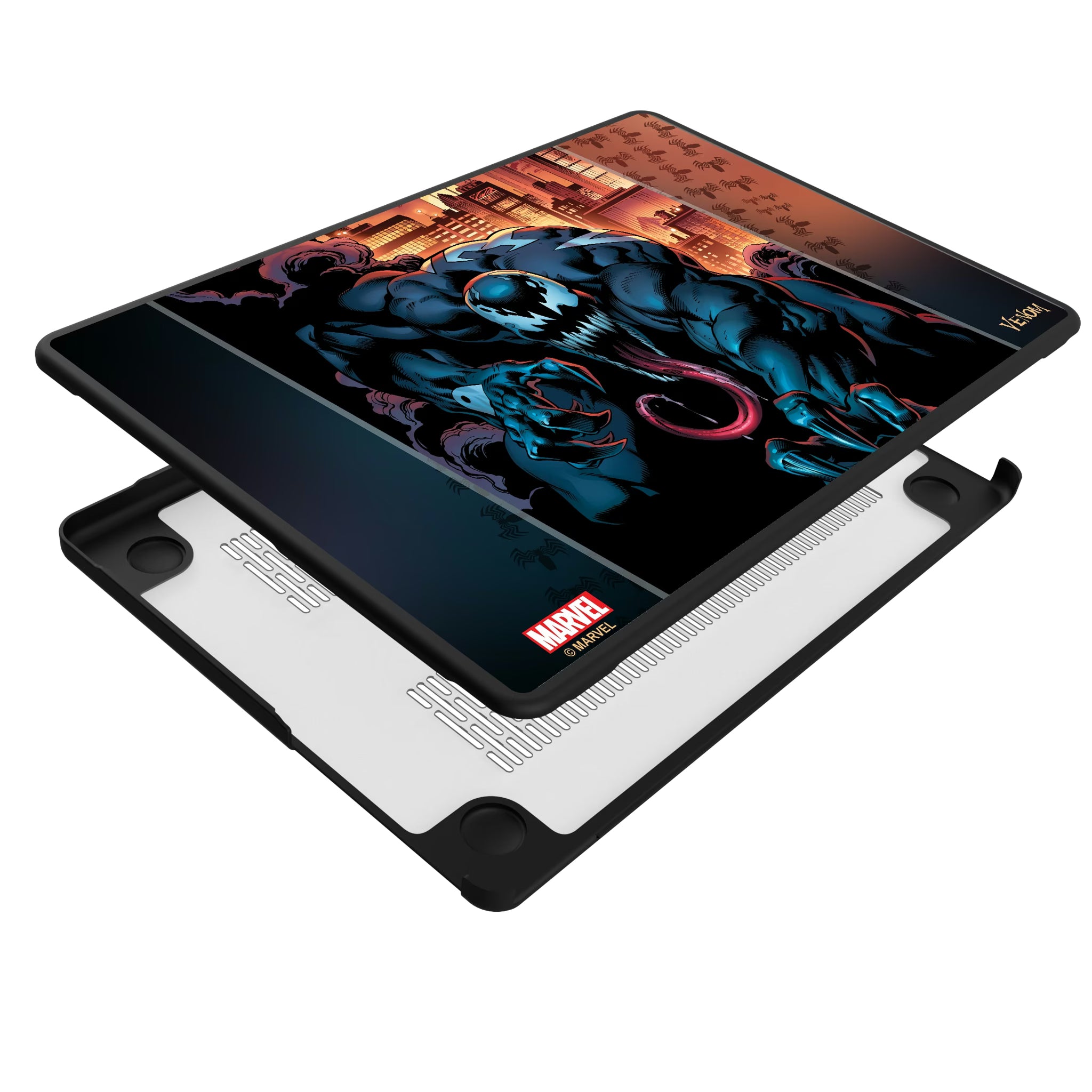 Marvel Venom Cover Art MacBook Laptop Case for Apple MacBook - Isometric View#Device_MacBook Pro (14-inch, 2021) / MacBook Pro (14-inch, 2023) / MacBook Pro (14-inch, 2024)