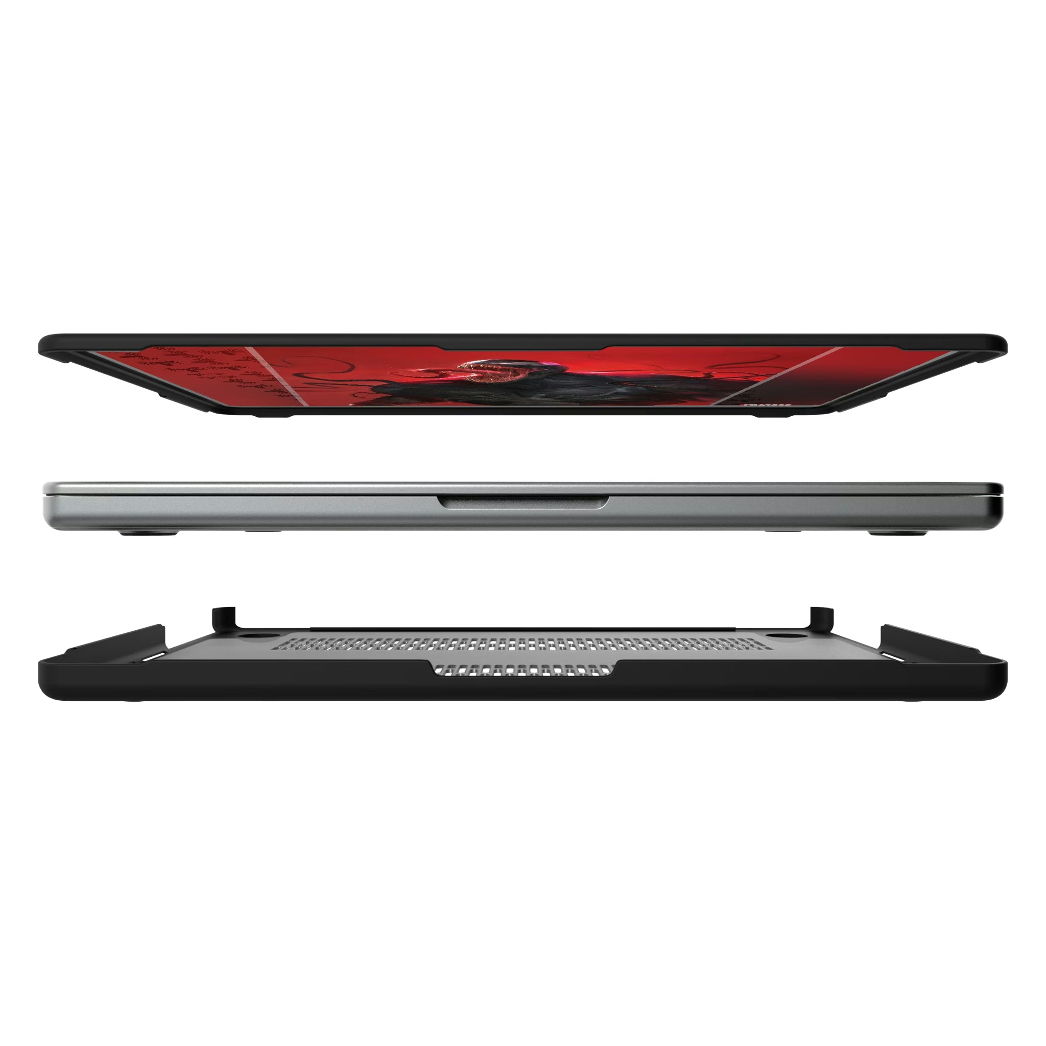 Marvel Venom Cover Art MacBook Laptop Case for Apple MacBook#Device_MacBook Pro (14-inch, 2021) / MacBook Pro (14-inch, 2023) / MacBook Pro (14-inch, 2024)