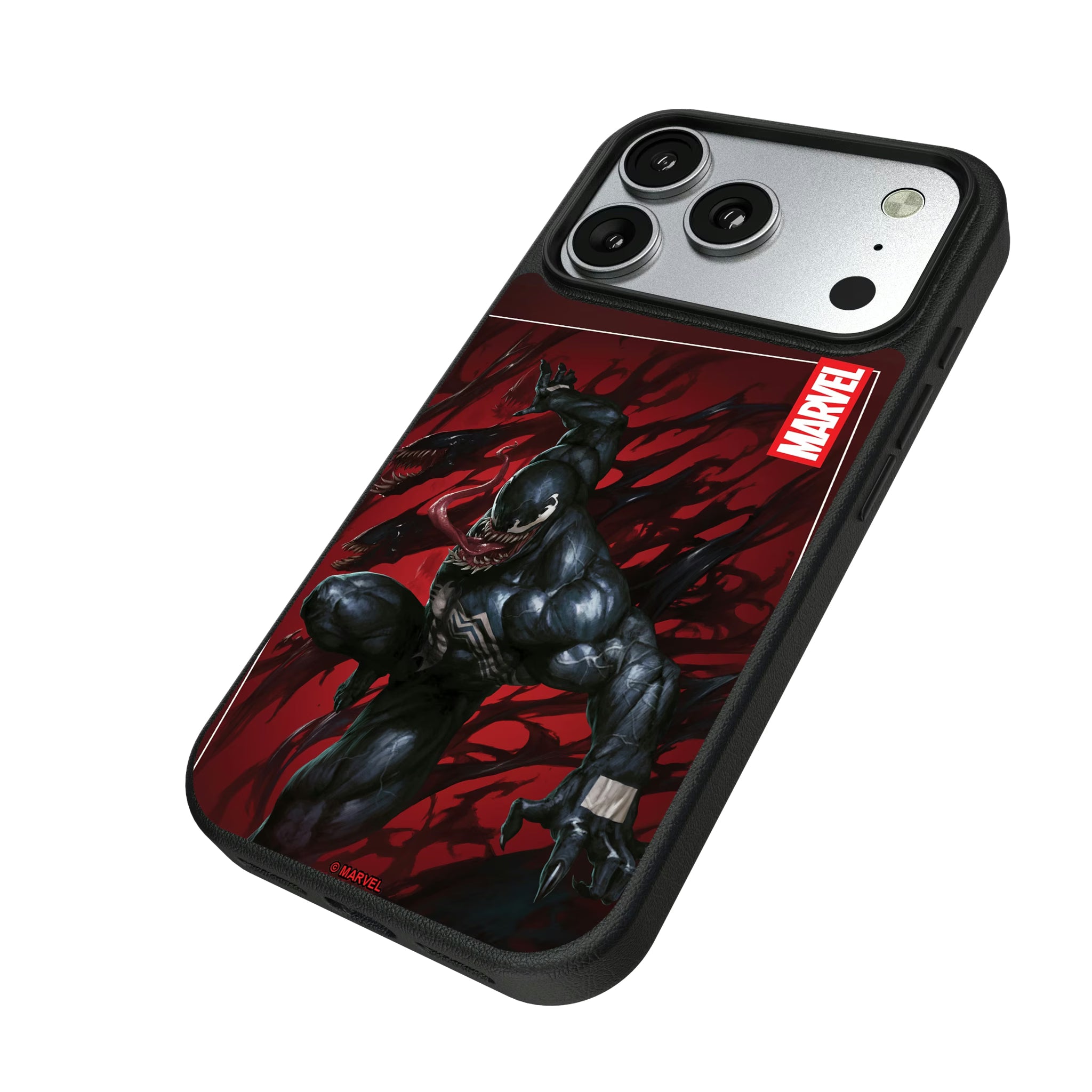 Marvel Venom Cover Art iPhone MagSafe Compatible Phone Case for Apple iPhone - Isometric View#Device_iPhone 17 Pro