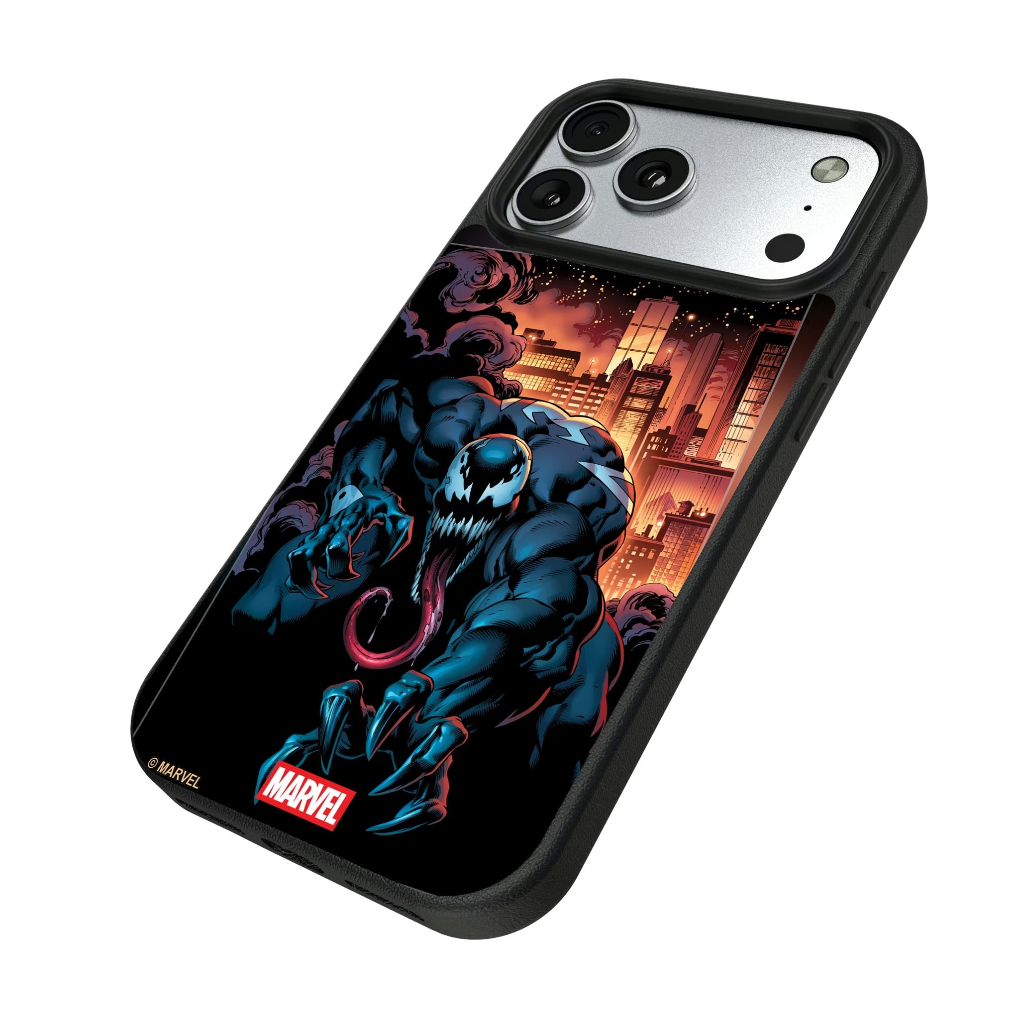 Marvel Venom Cover Art iPhone MagSafe Compatible Phone Case for Apple iPhone - Isometric View#Device_iPhone 17 Pro Max