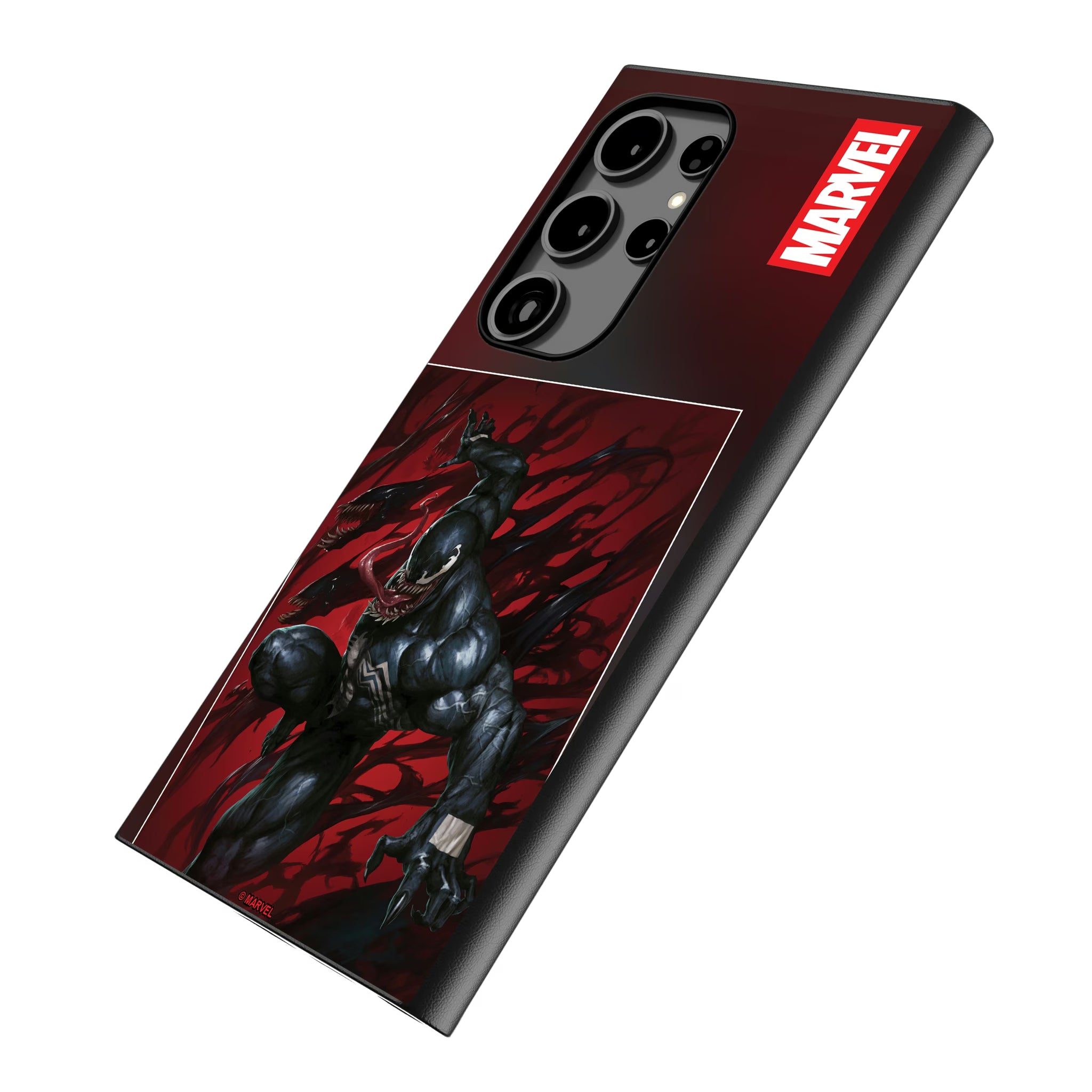 Marvel Venom Cover Art Galaxy MagSafe Compatible Phone Case for Samsung Galaxy - Isometric View