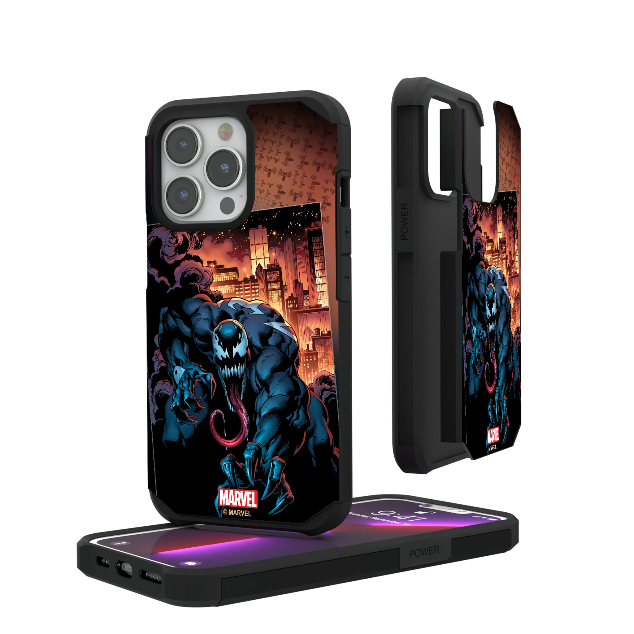 Marvel Venom Cover Art iPhone Rugged Phone Case for Apple iPhone#Device_iPhone 13 Pro