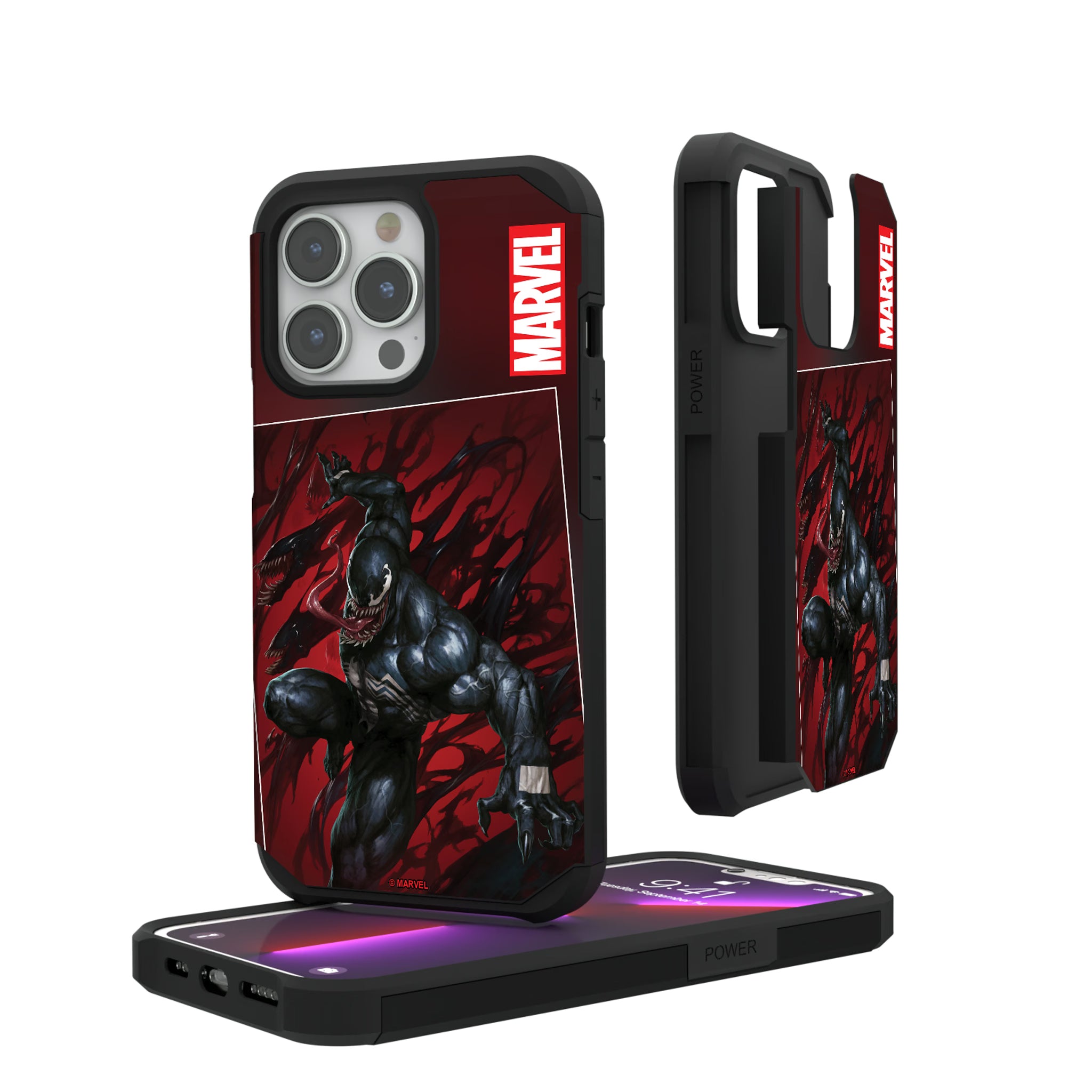 Marvel Venom Cover Art iPhone Rugged Phone Case for Apple iPhone#Device_iPhone 13 Pro