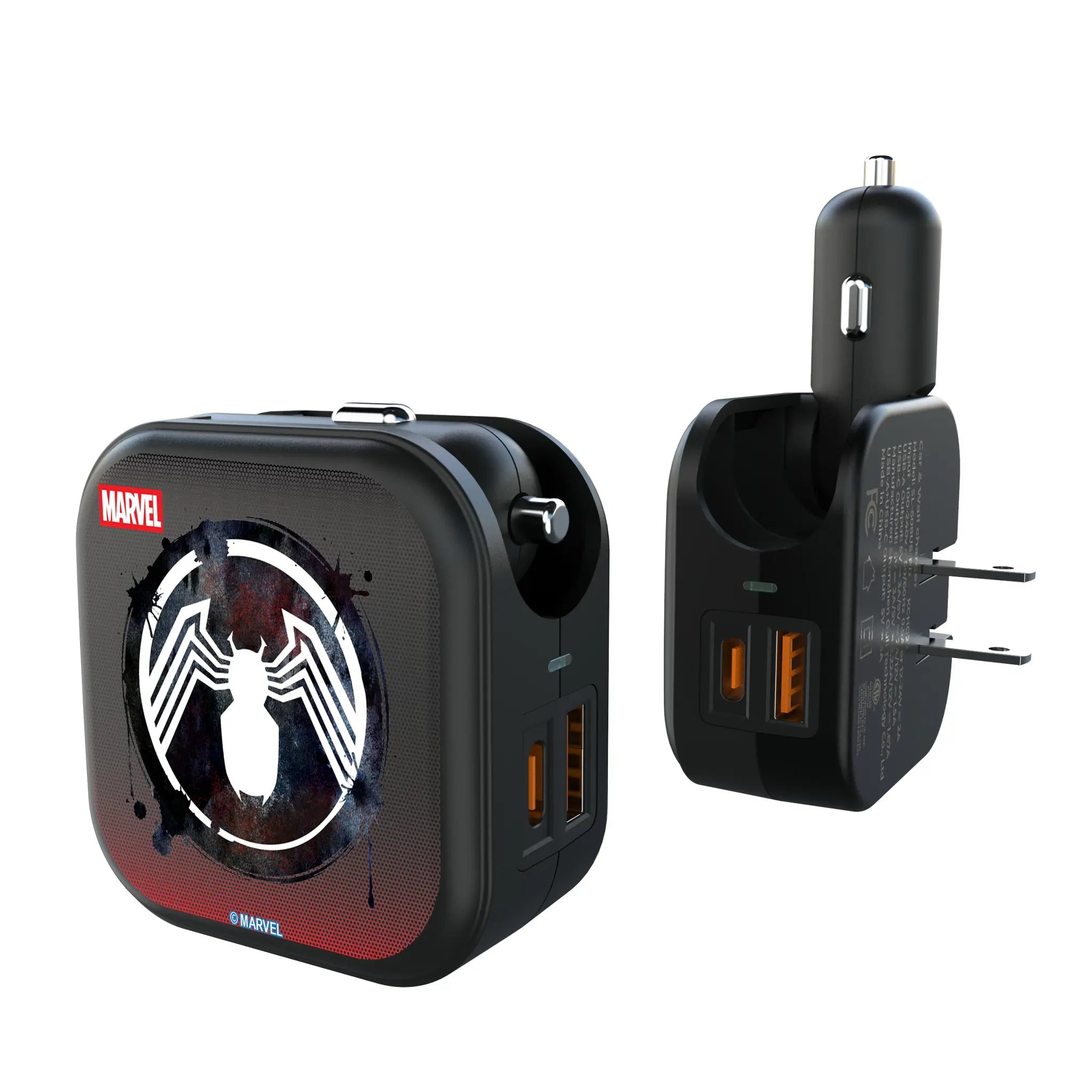 Marvel Venom Grid 2 in 1 USB A/C Charger