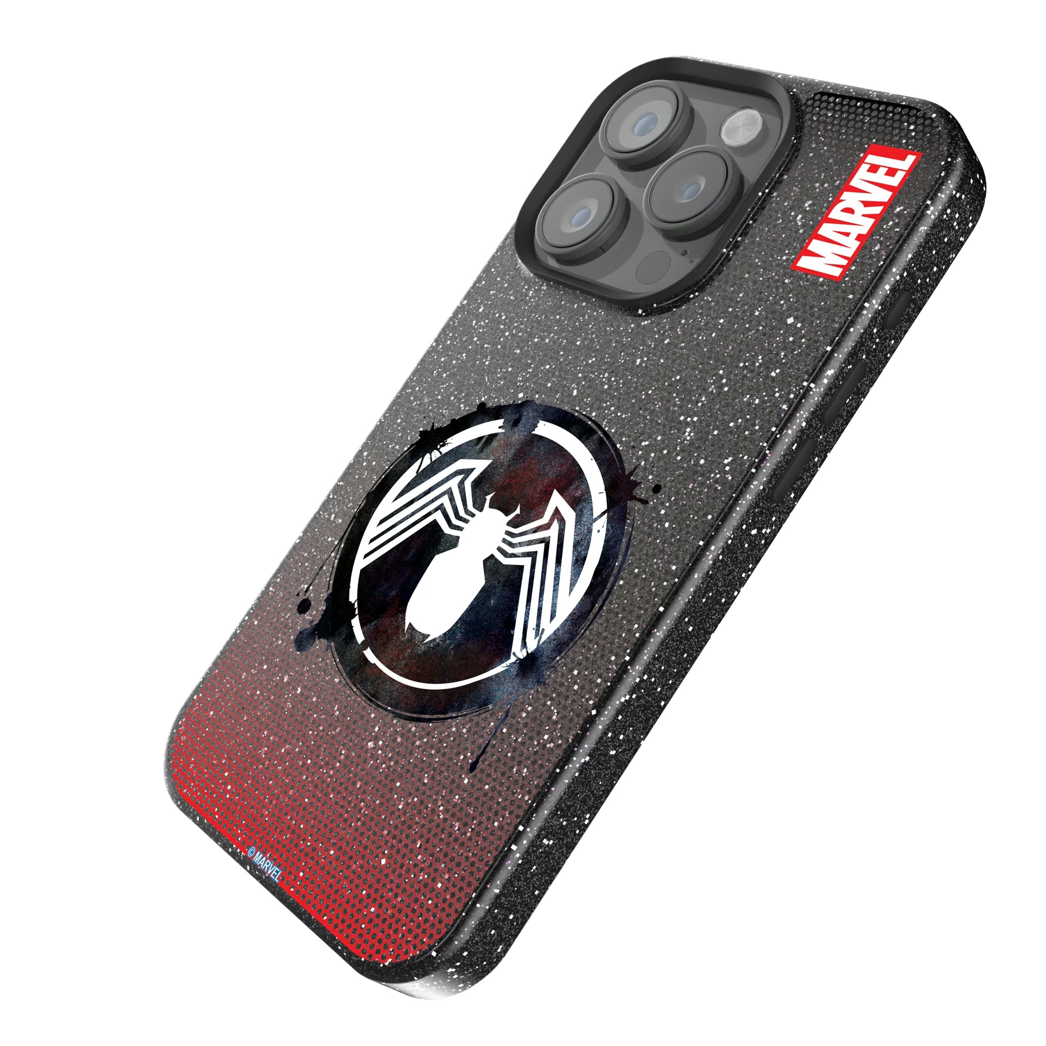Marvel Venom Grid iPhone Bling Phone Case for Apple iPhone - Isometric View