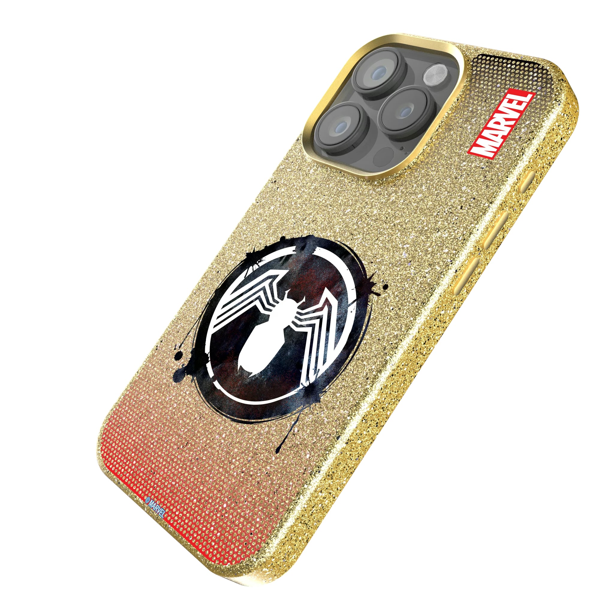 Marvel Venom Grid iPhone Bling Phone Case for Apple iPhone - Isometric View