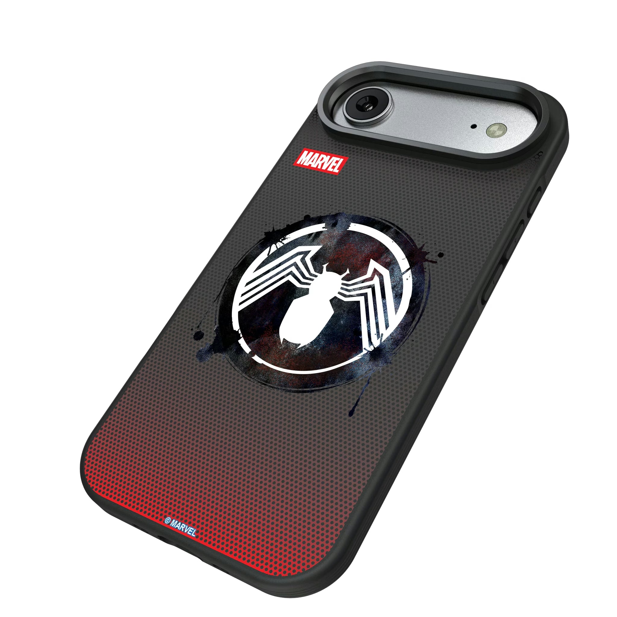 Marvel Venom Grid iPhone Bump Phone Case for Apple iPhone - Isometric View#Device_iPhone Air