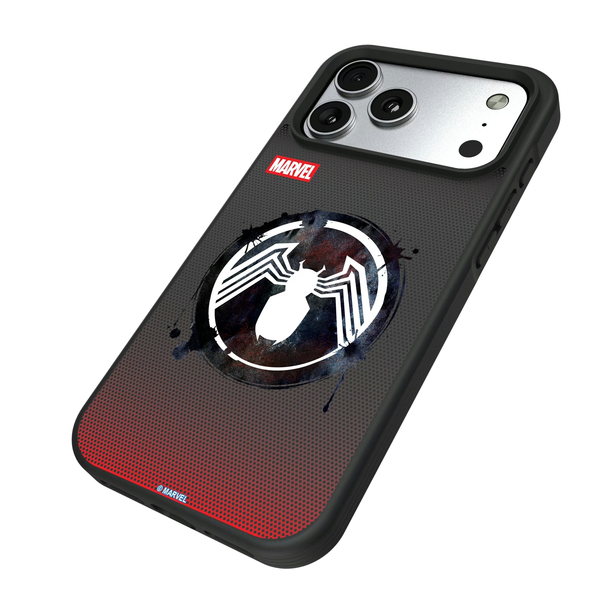 Marvel Venom Grid iPhone Bump Phone Case for Apple iPhone - Isometric View#Device_iPhone 17 Pro Max