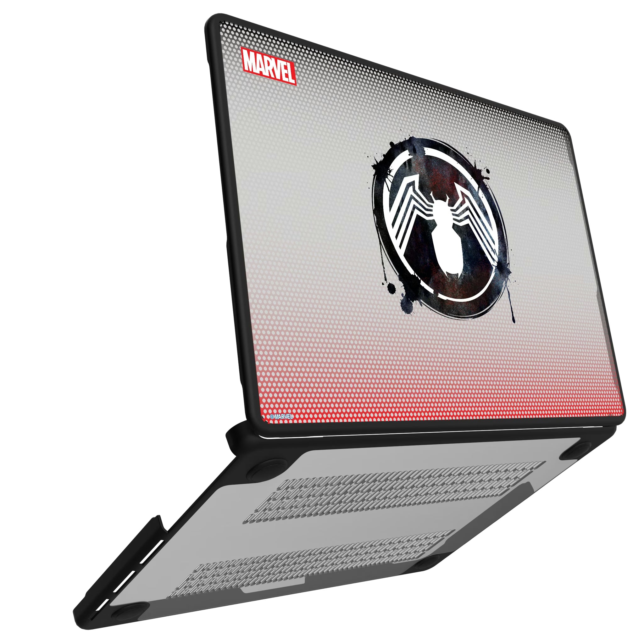 Marvel Venom Grid MacBook Laptop Case for Apple MacBook#Device_MacBook Pro (14-inch, 2021) / MacBook Pro (14-inch, 2023) / MacBook Pro (14-inch, 2024)