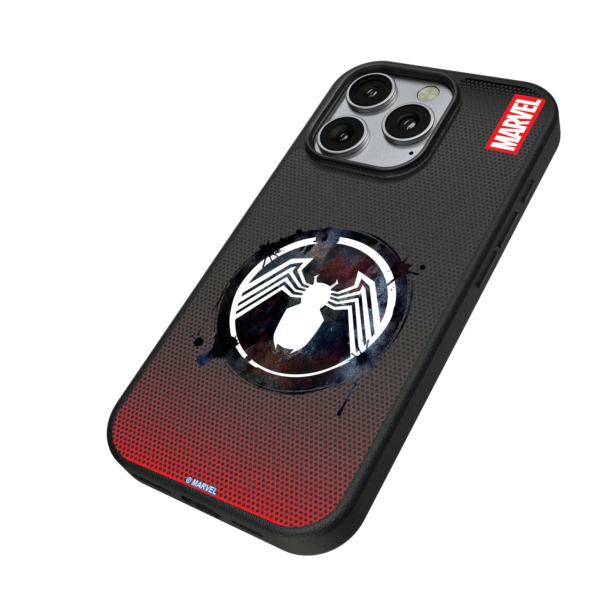 Marvel Venom Grid iPhone MagSafe Compatible Phone Case for Apple iPhone - Isometric View