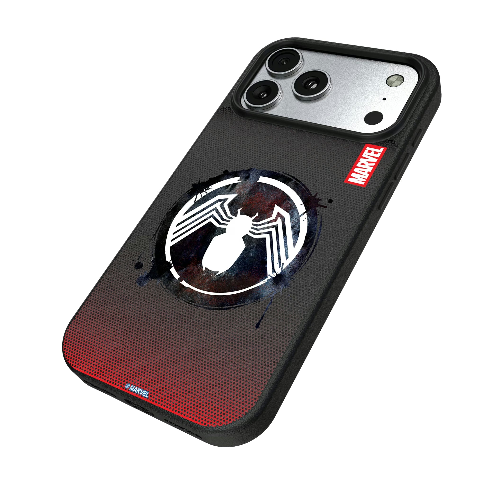 Marvel Venom Grid iPhone MagSafe Compatible Phone Case for Apple iPhone - Isometric View#Device_iPhone 17 Pro Max