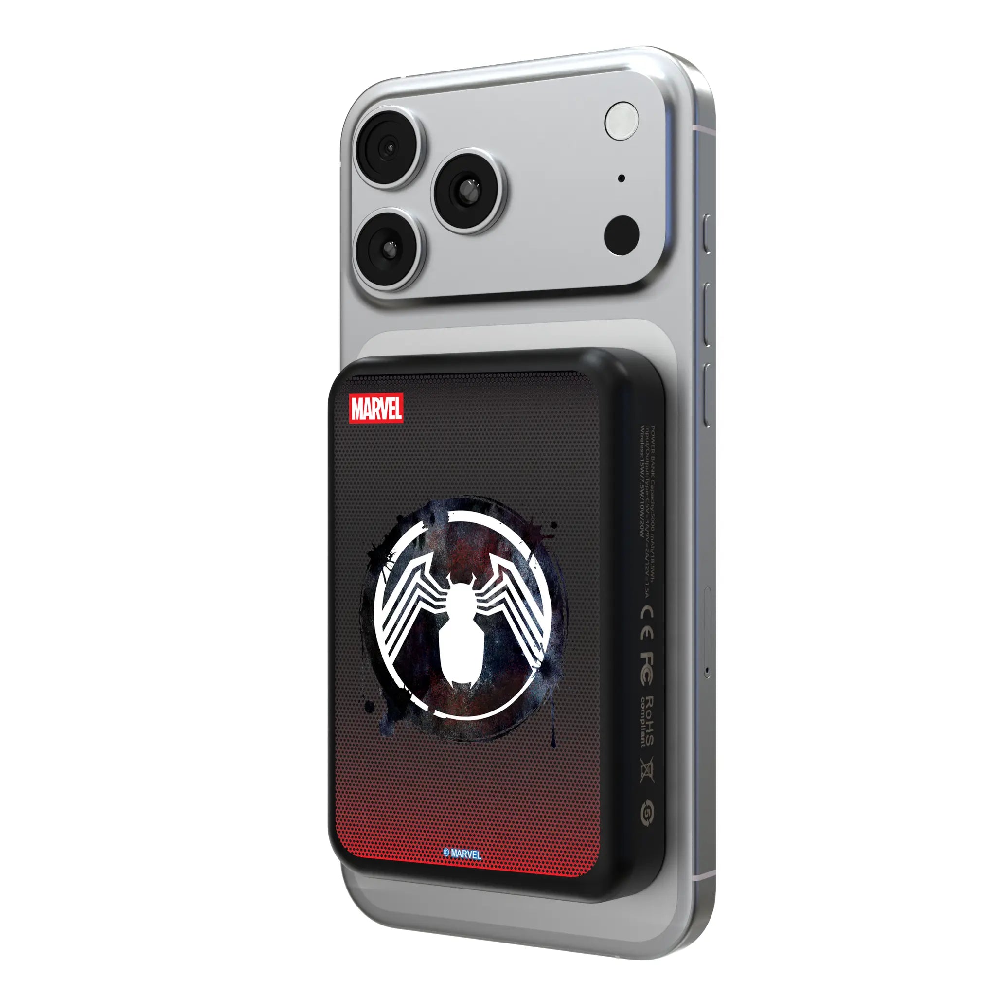 Marvel Venom Grid Wireless Mag Power Bank
