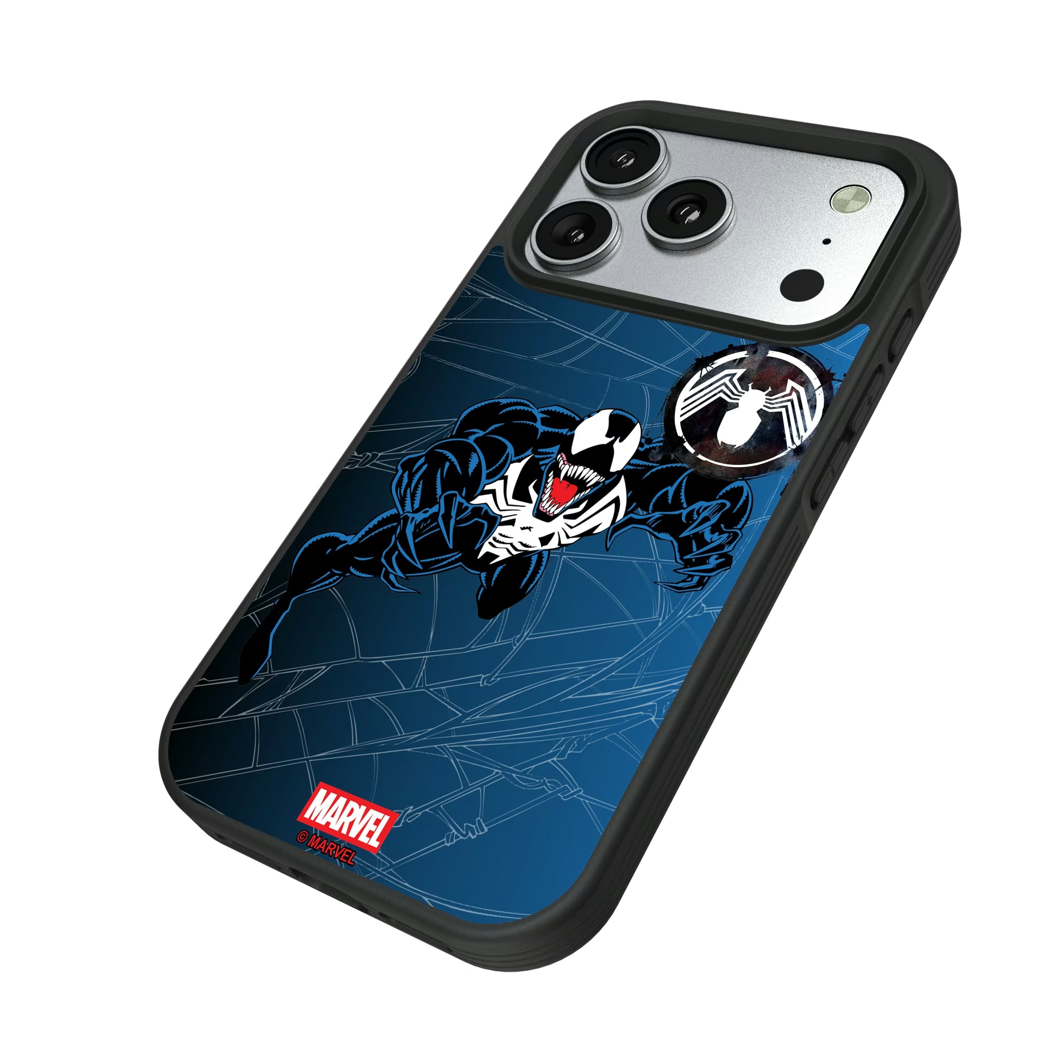Marvel Venom MechLine iPhone Bump Phone Case for Apple iPhone - Isometric View#Device_iPhone 17 Pro
