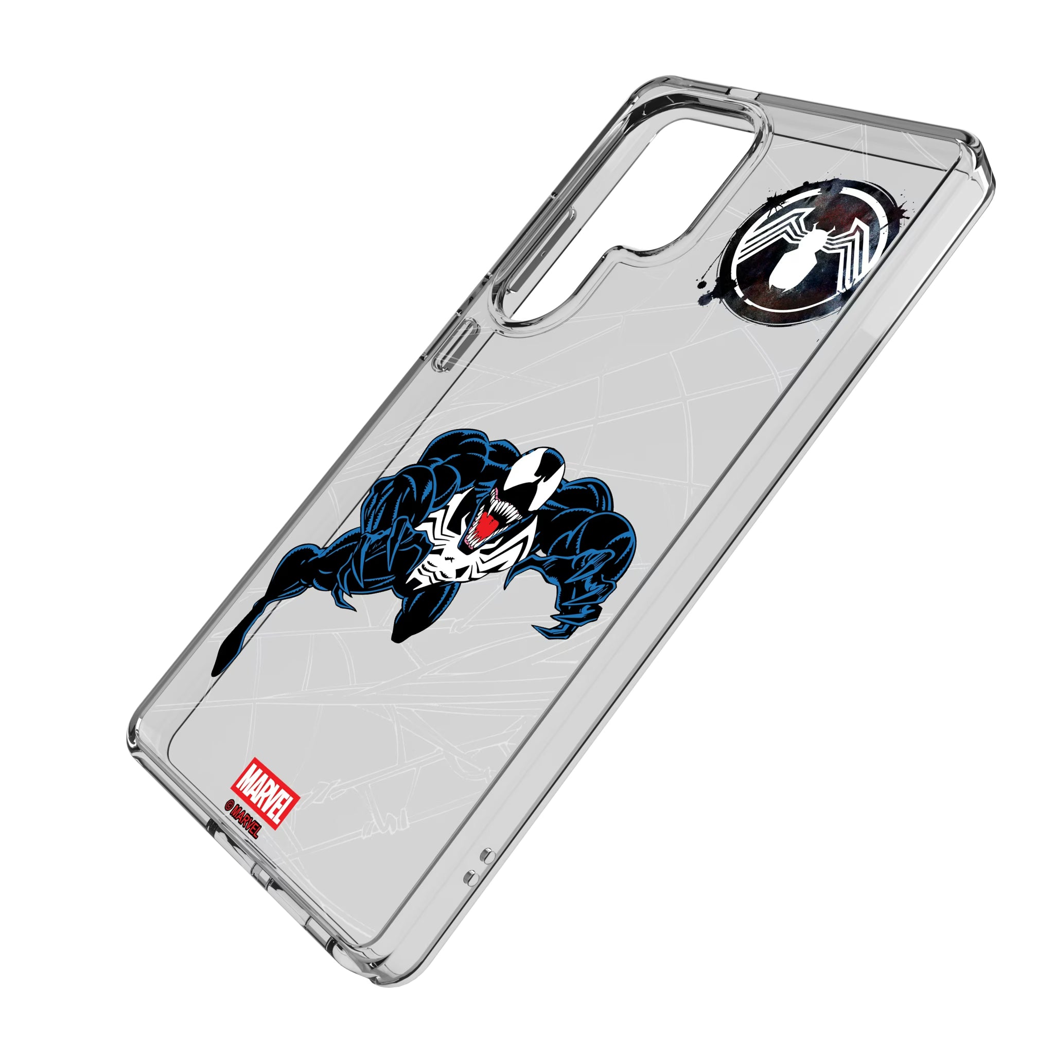 Marvel Venom MechLine Galaxy Clear Phone Case for Samsung Galaxy - Isometric View