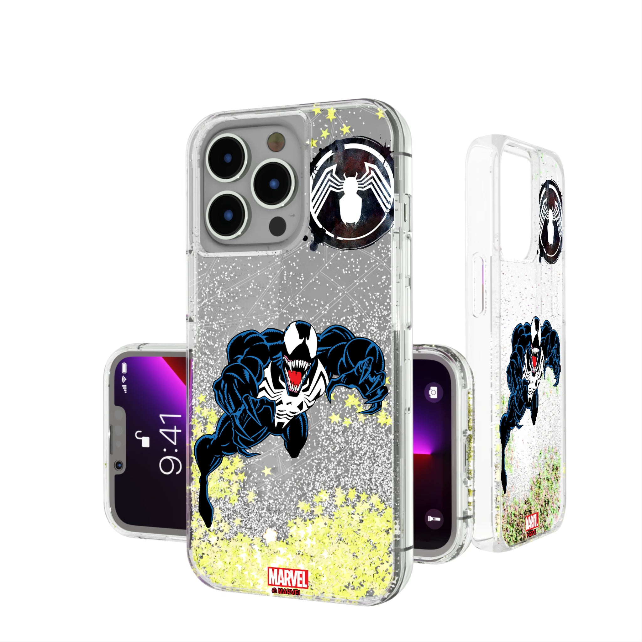 Marvel Venom MechLine iPhone Glitter Phone Case for Apple iPhone